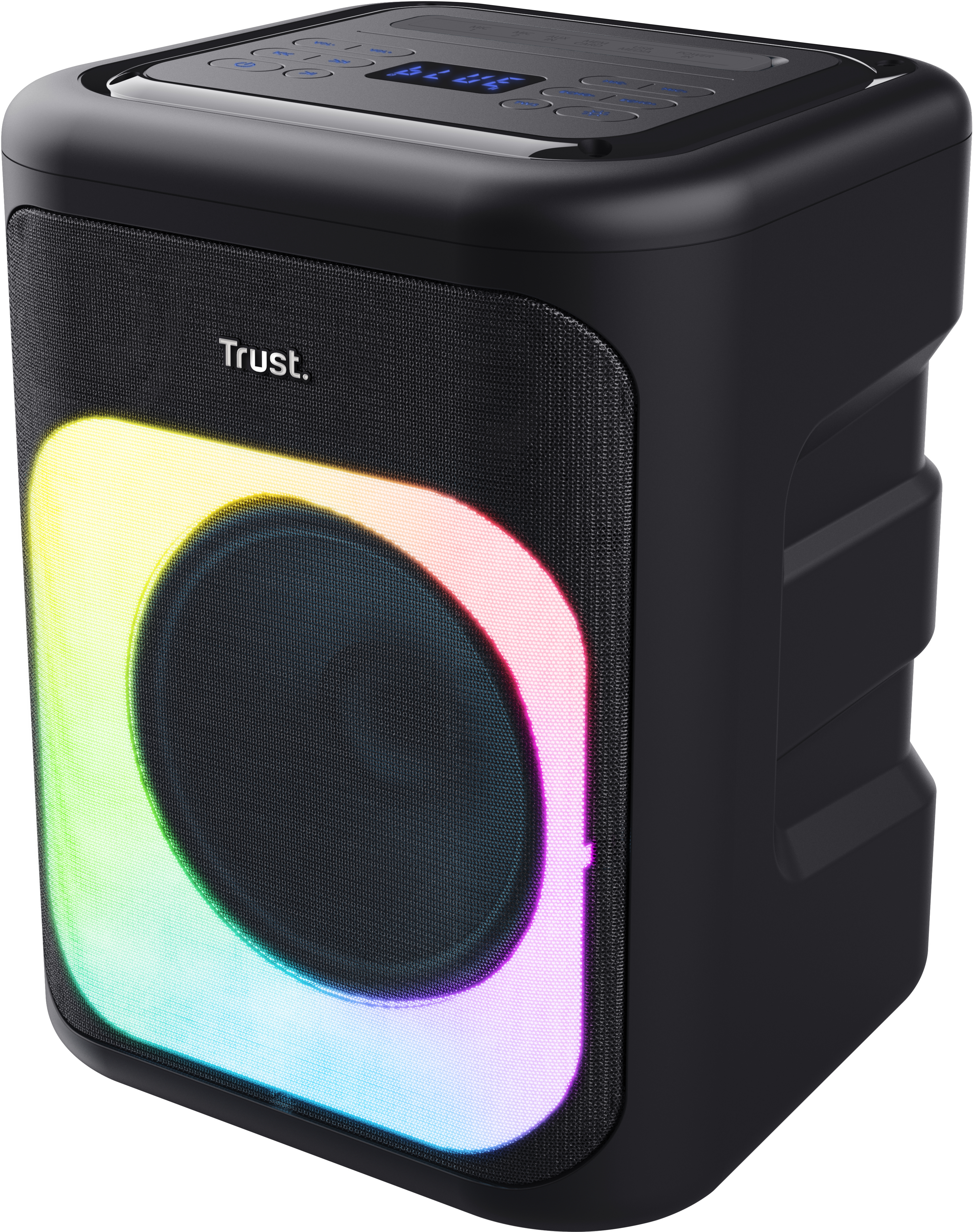 Портативная акустическая система Trust Azura 50Вт, 1.0, ВТ 5.2, TWS, MP3, IPX4, RGB, Черный фото 4