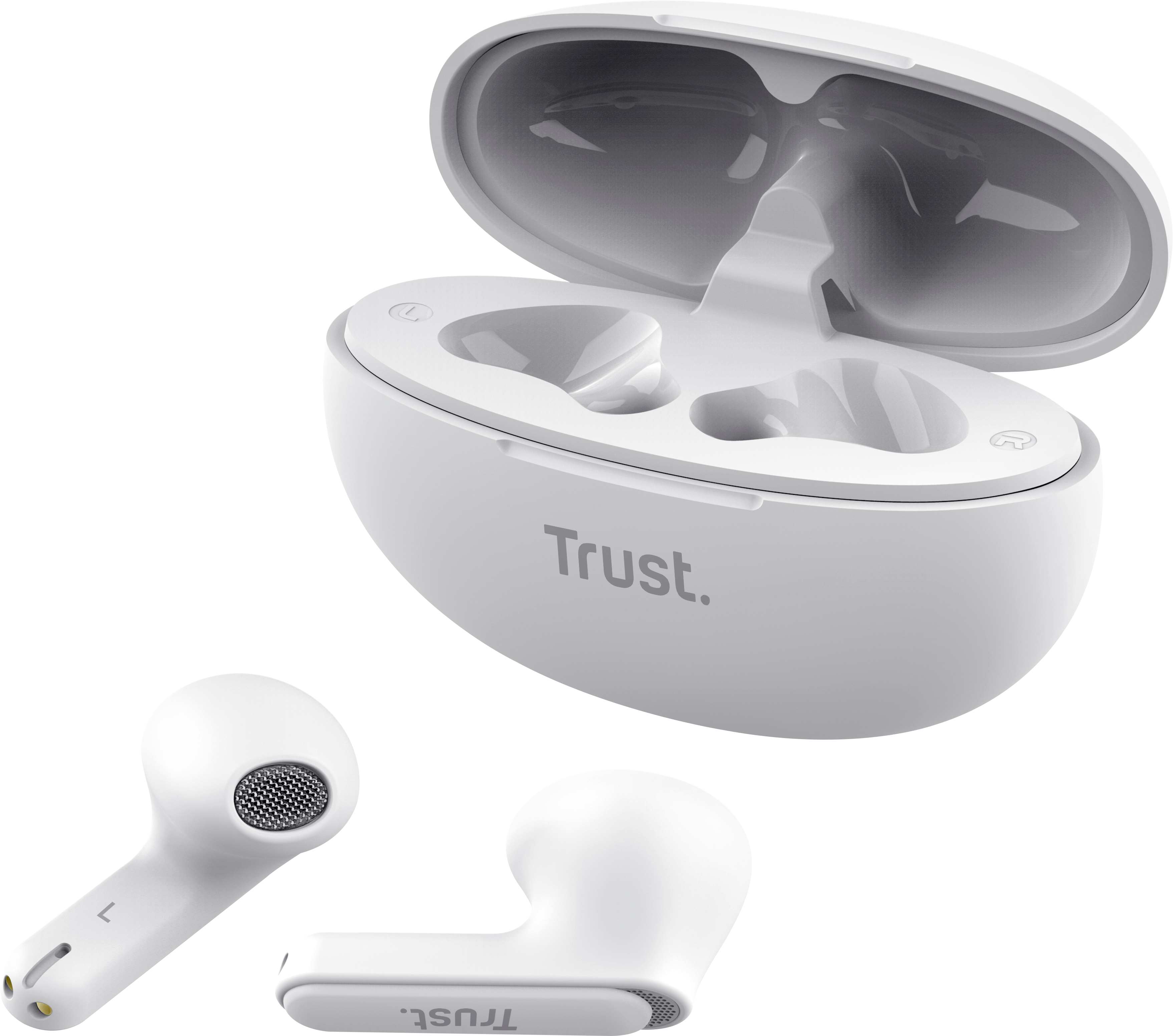 Навушники TWS Trust Yavi Earphones BT 5.3, ENC, SBC, Mic White (25173_TRUST)фото8