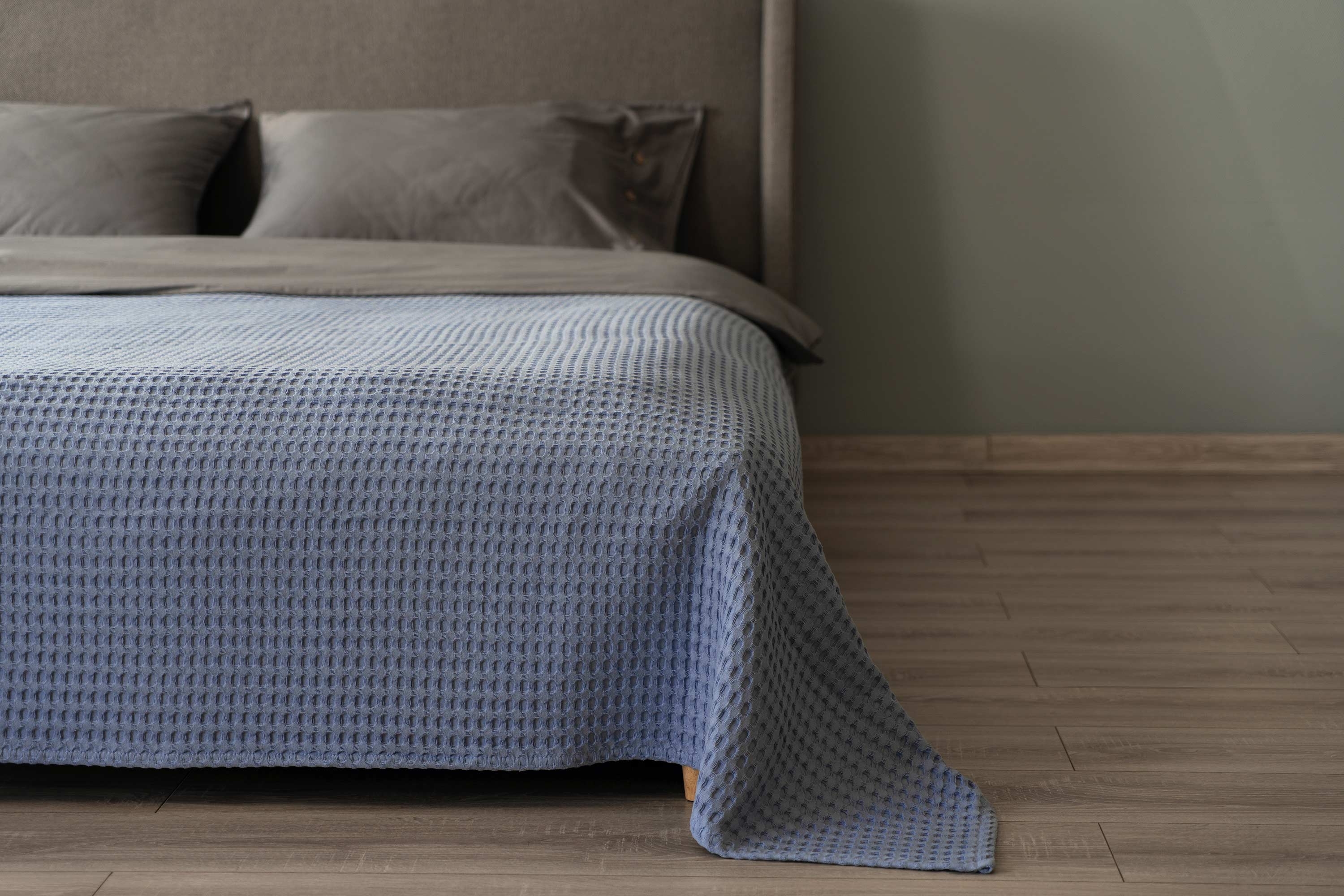 Плед ARDESTO Pique 160х230см, блакитний (ART0816PB)фото4