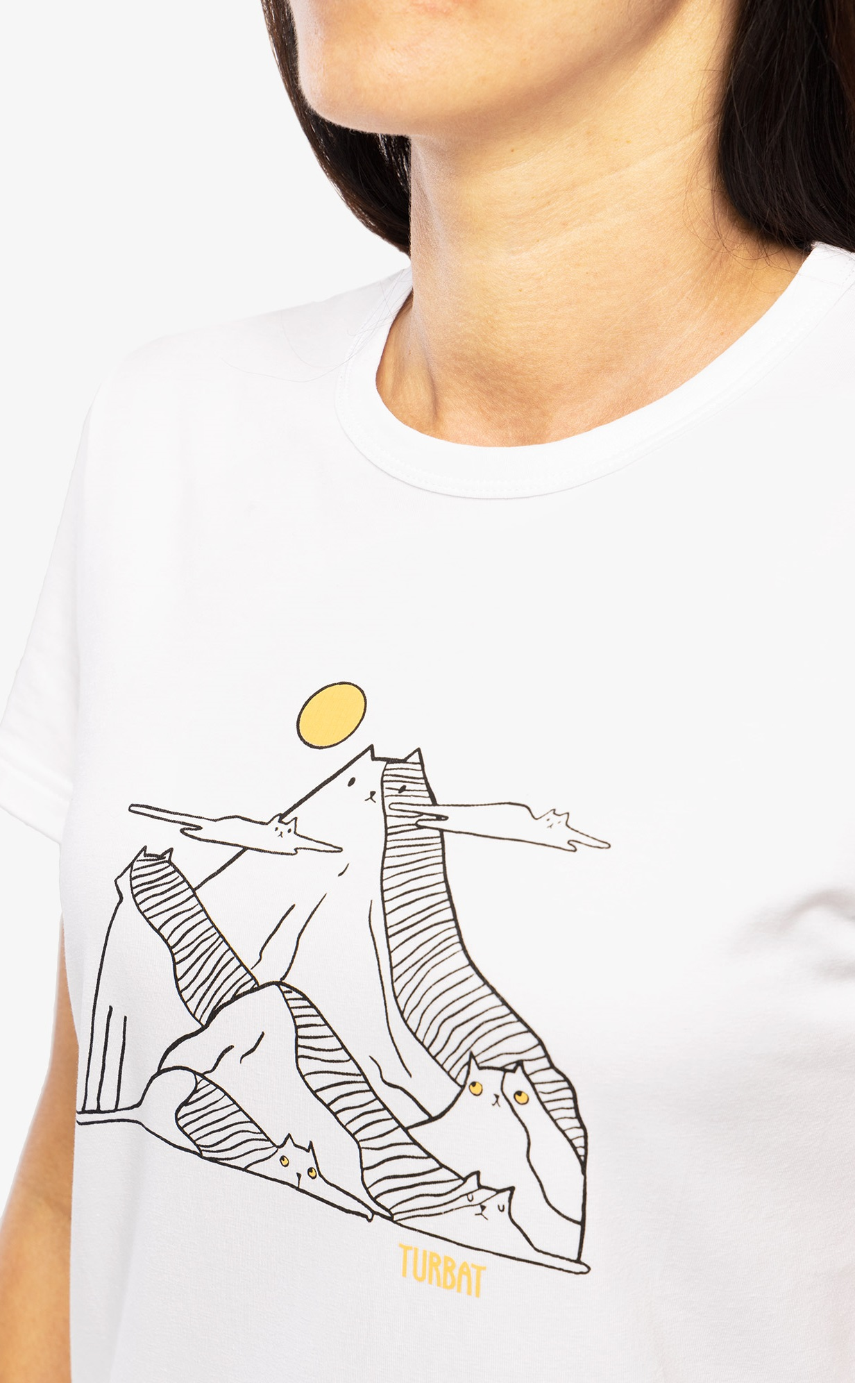 Жіноча футболка Turbat Kotogora Wmn white S білийфото3