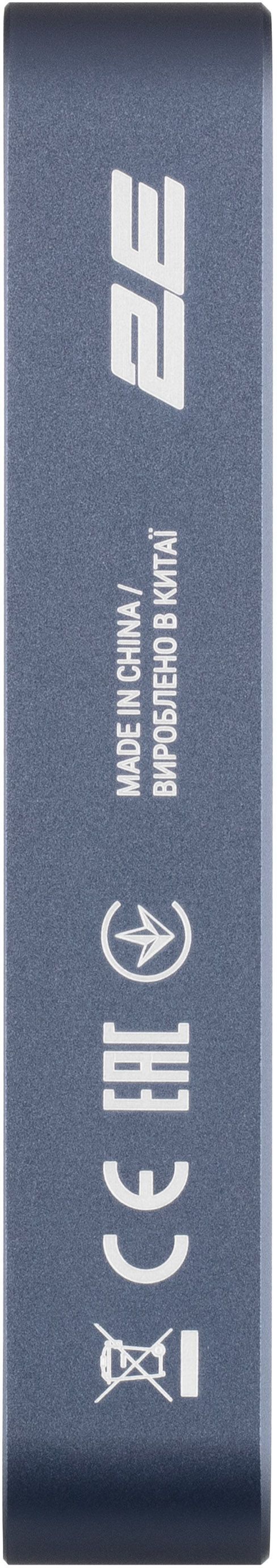 Портативний акумулятор Power Bank 2E Wireless QI 10000mAh 20Вт, PD Blue (2E-PB1046-BLUE)фото