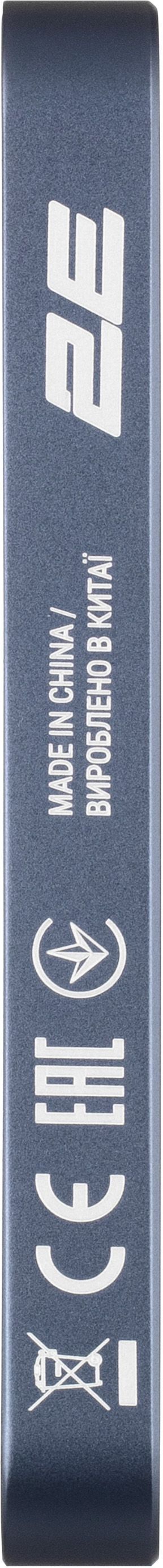 Портативний акумулятор Power Bank 2E Wireless QI 5000mAh 20Вт, PD Blue (2E-PB0545-BLUE)фото