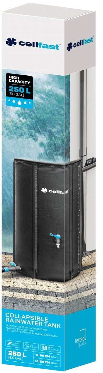 Контейнер для воды Cellfast складной 250л устойчивость к УФ фото 10