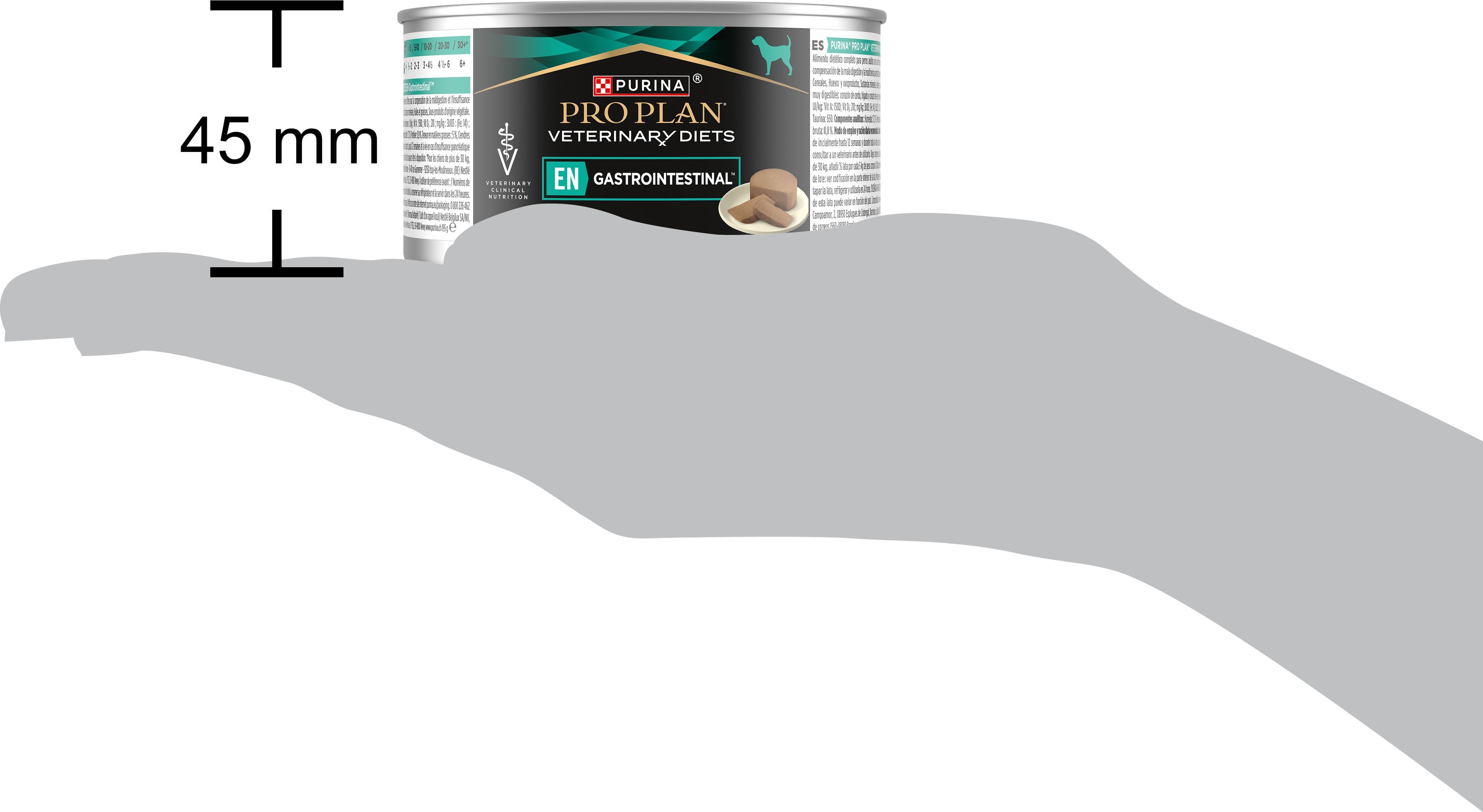 Влажный диетический корм для взрослых собак Pro Plan VD EN Gastrointestinal при расстройствах пищеварения мусс 195 г фото 3