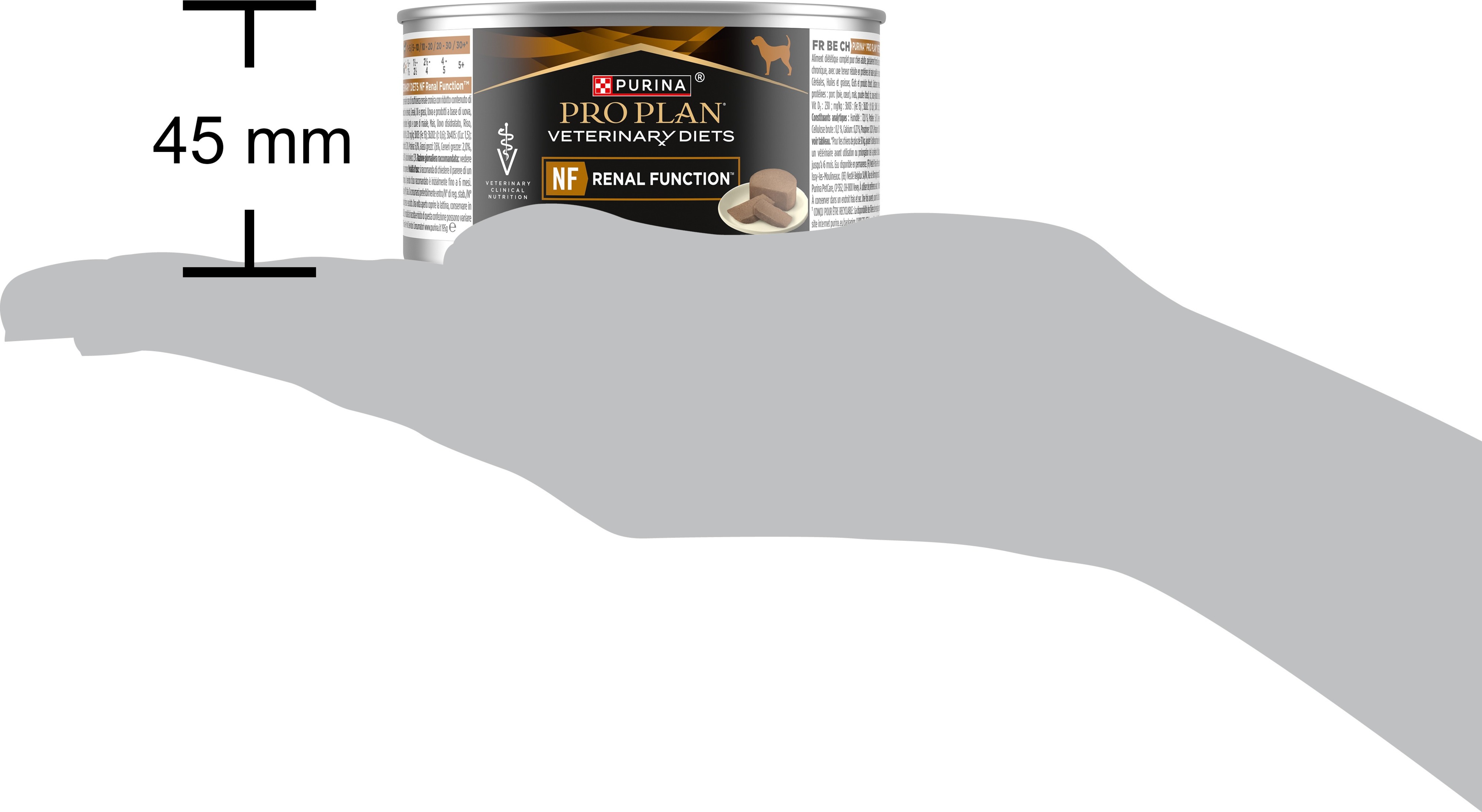 Влажный диетический корм для взрослых собак Pro Plan VD NF Renal Function при хронической болезни почек мусс 195 г фото 3