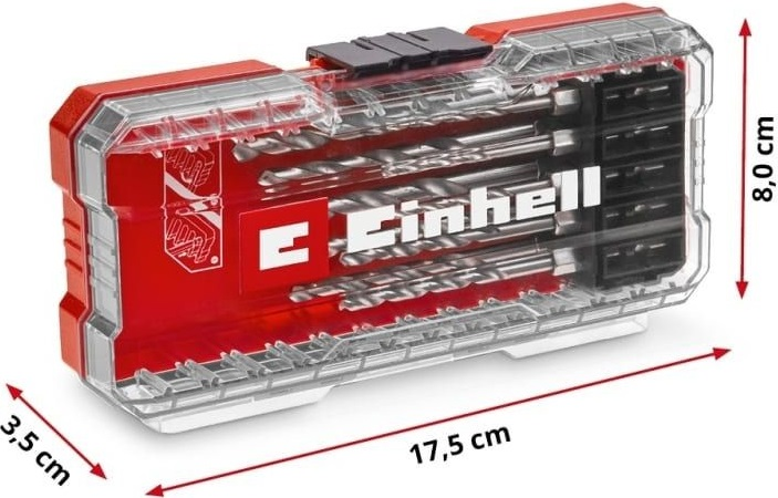 Набір свердел для металу Einhell HSS 10 шт, 2-6.5мм, кейс (108723)фото6