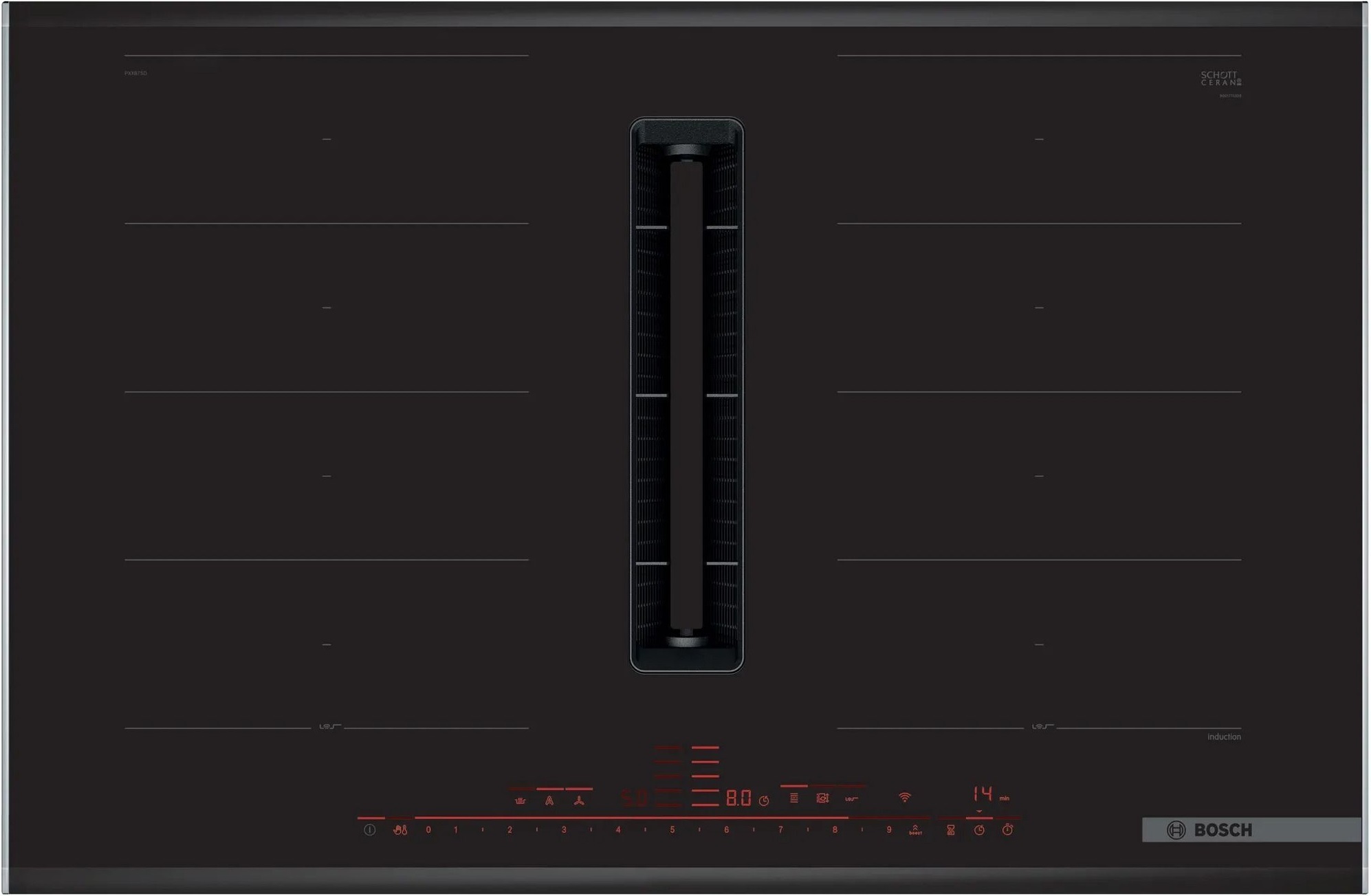 Варильна поверхня індукційна Bosch PXX875D67Eфото
