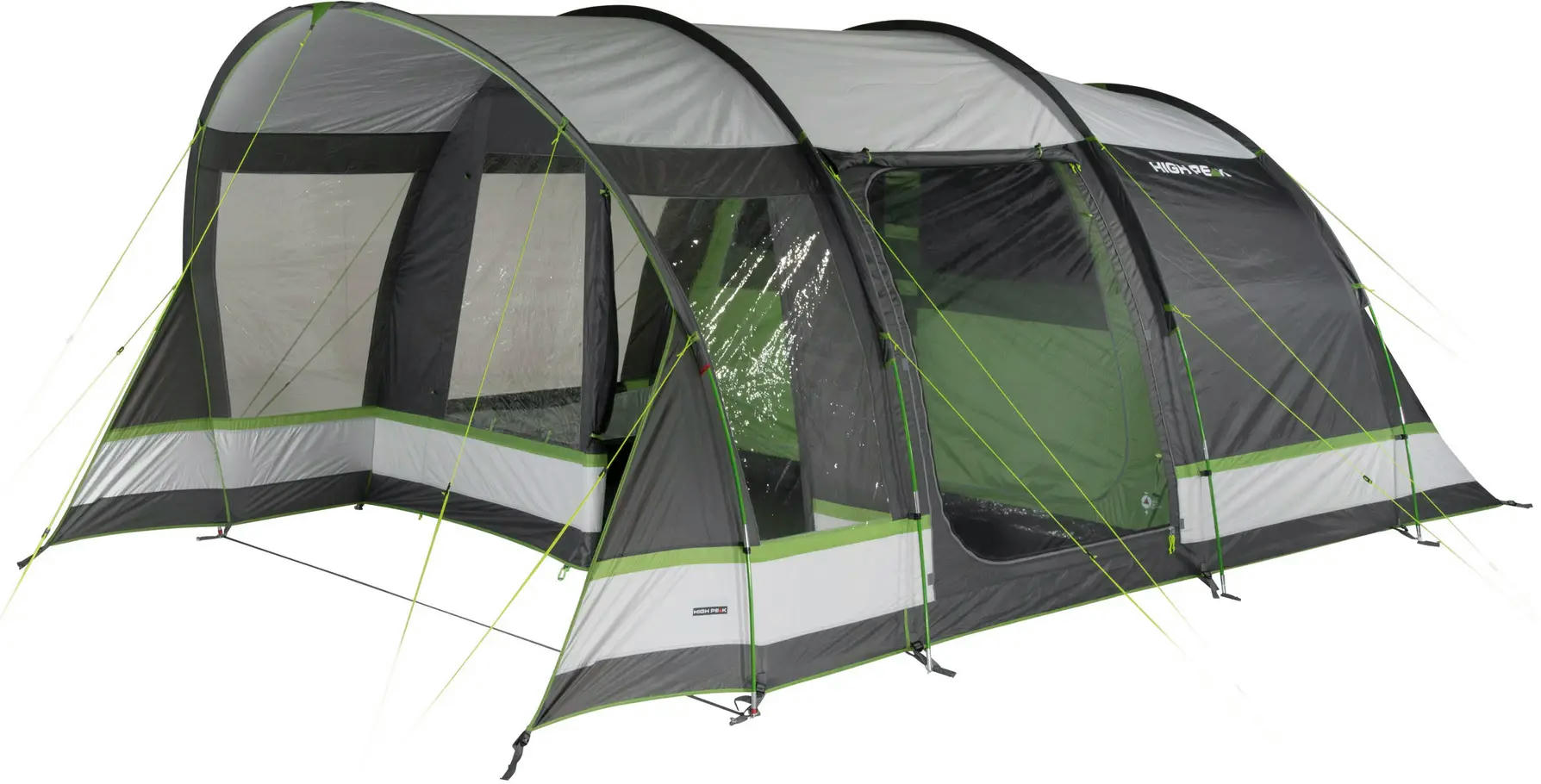 Палатка пятиместнаяHigh Peak Garda 5.0 Light Grey/Dark Grey/Green (11823) фото 2