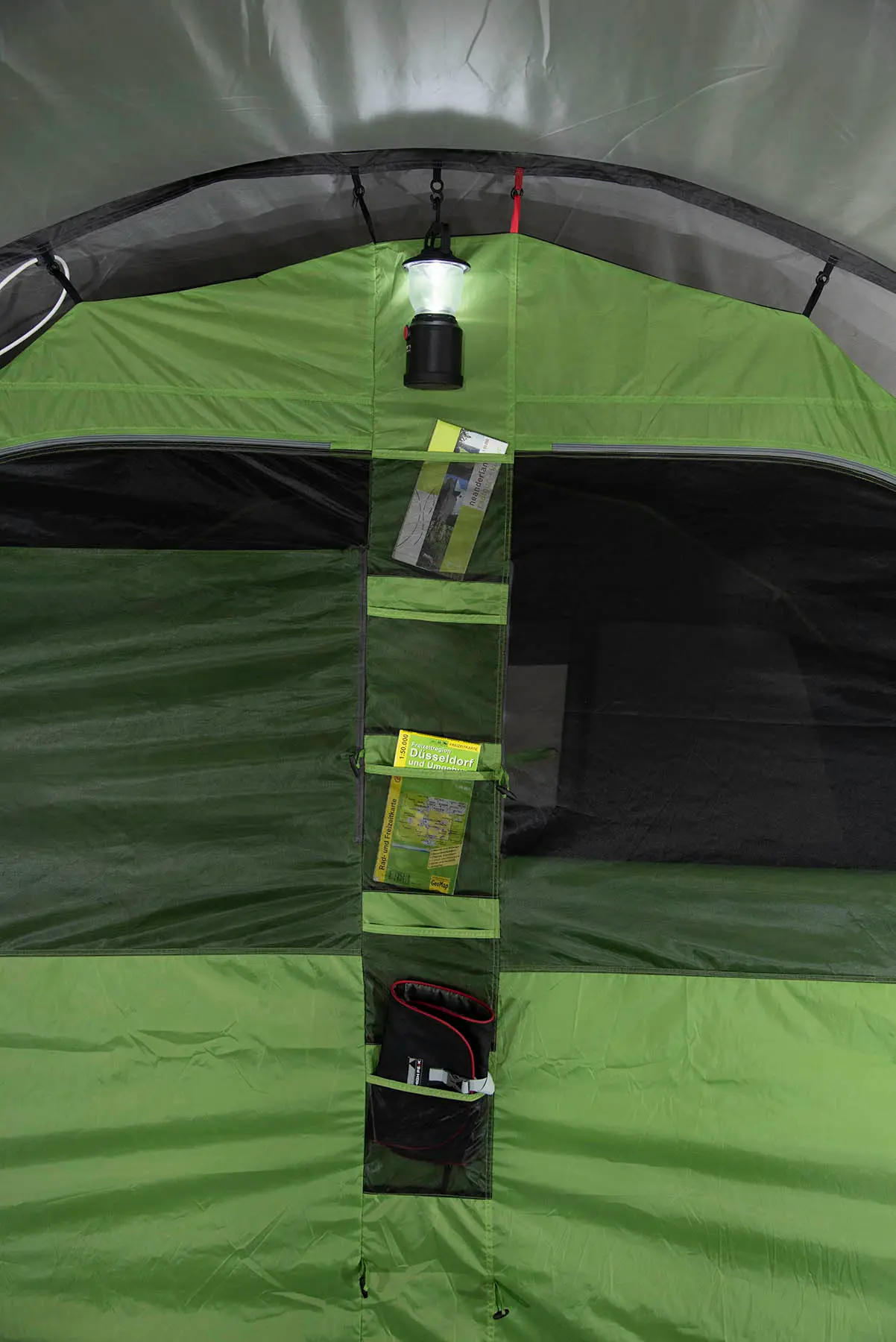 Палатка пятиместнаяHigh Peak Garda 5.0 Light Grey/Dark Grey/Green (11823) фото 6