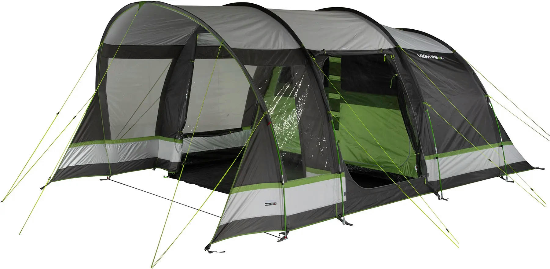 Палатка четырехместная High Peak Garda 4.0 Light Grey/Dark Grey/Green (11821) фото 2