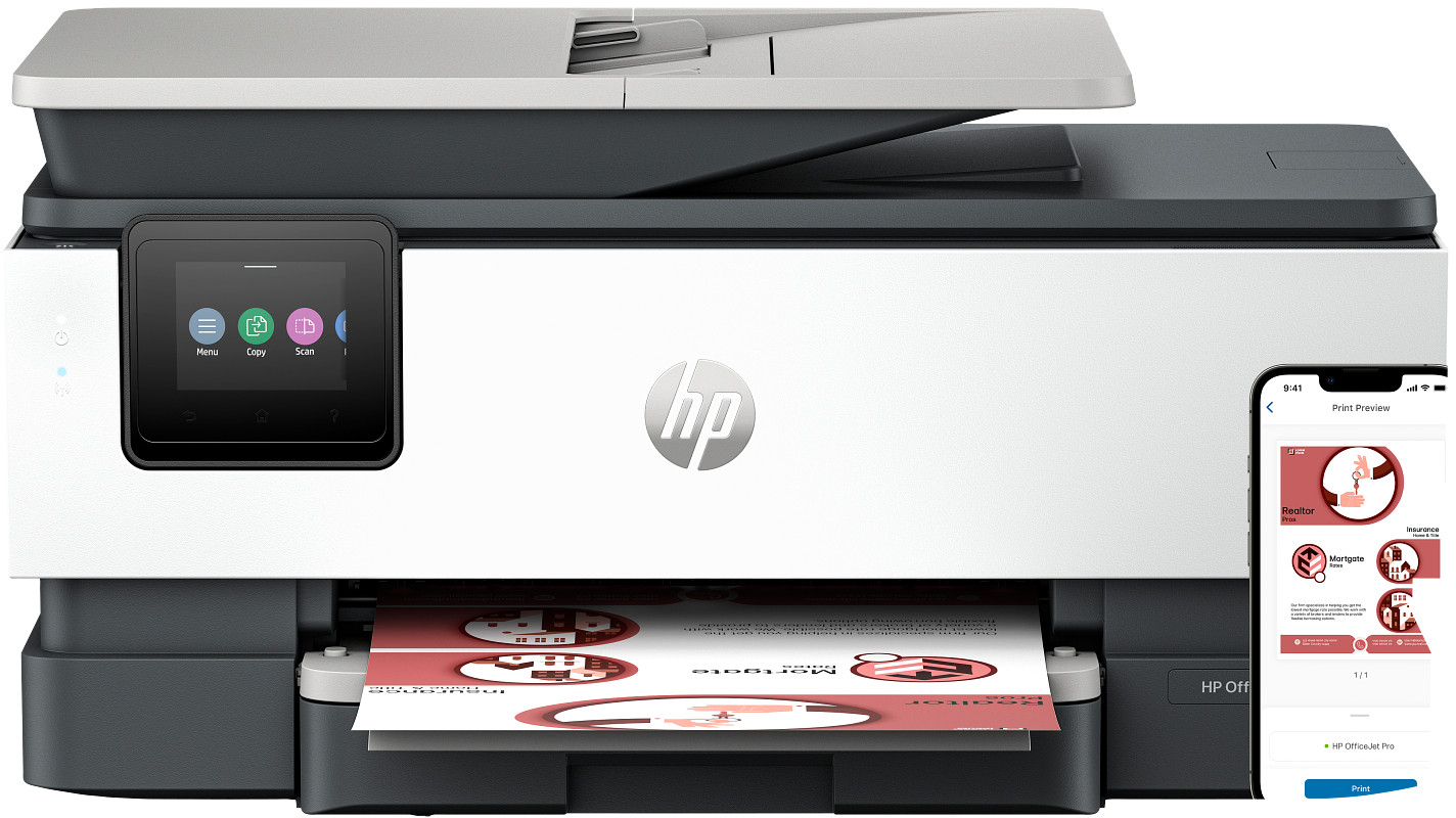 МФУ струйное HP OfficeJet Pro 8123 c Wi-Fi (405W0C) фото 2