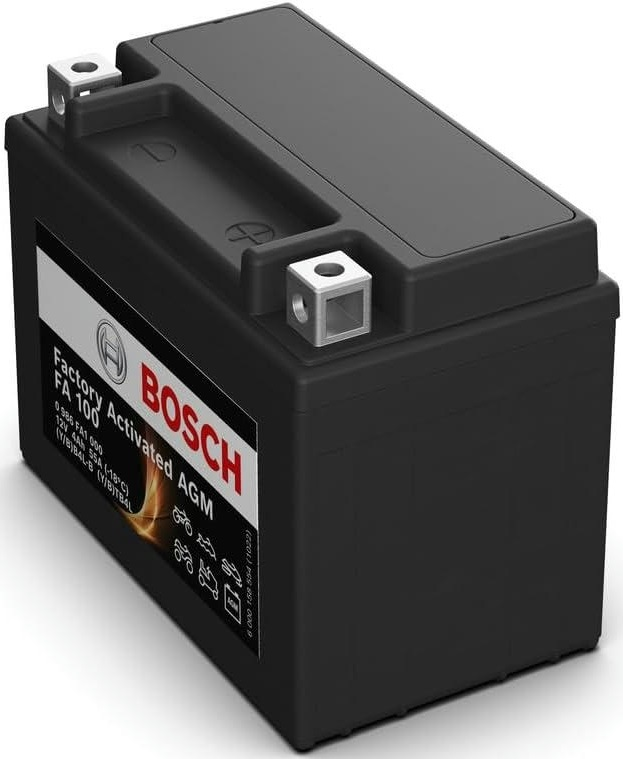 Аккумулятор AGM Bosch 4Ah-12v (FA100), R, EN55 (0986FA1000) (52371436589) фото 2