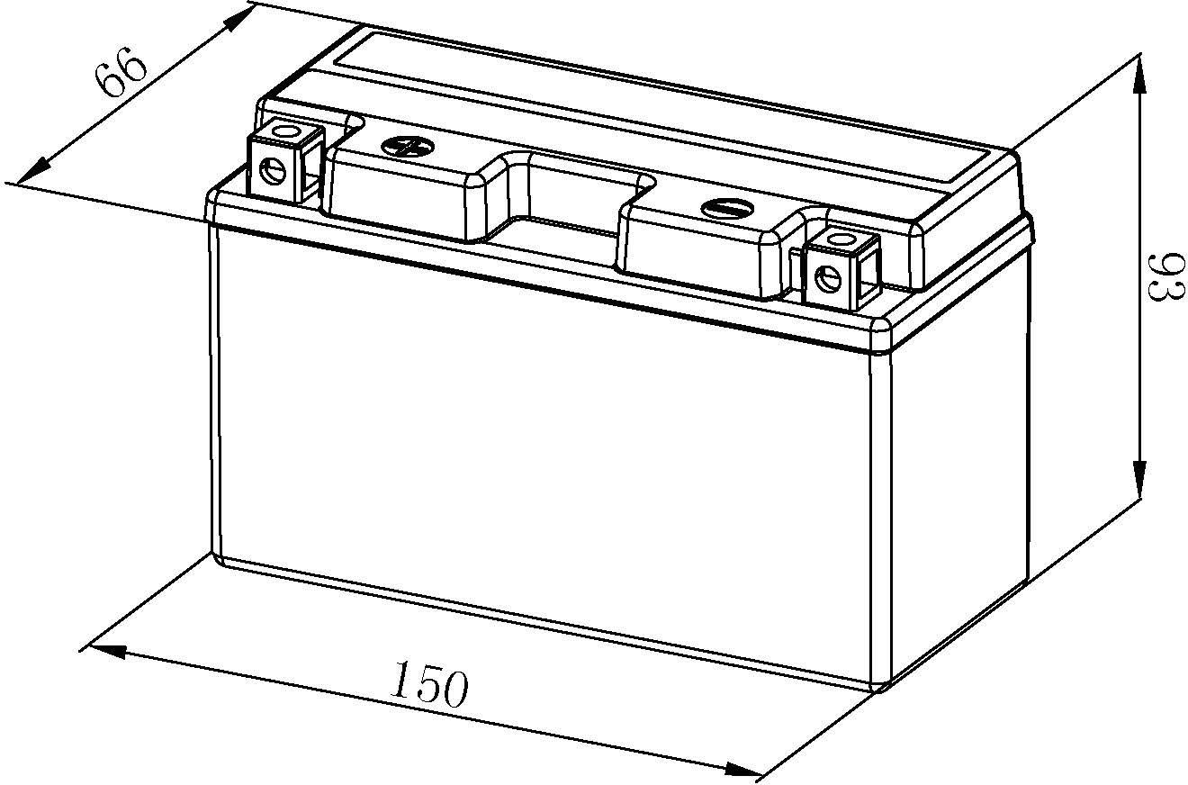 Аккумулятор AGM Bosch 6.5Ah-12v (FA119), L, EN90 (0986FA1190) (52371436521) фото 6