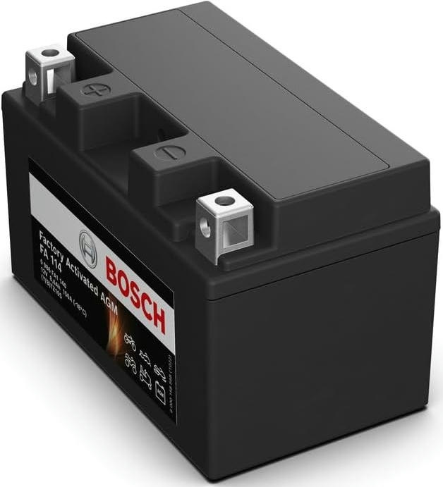Аккумулятор AGM Bosch 8.6Ah-12v (FA114), L, EN150 (0986FA1140) (52371436532) фото 3