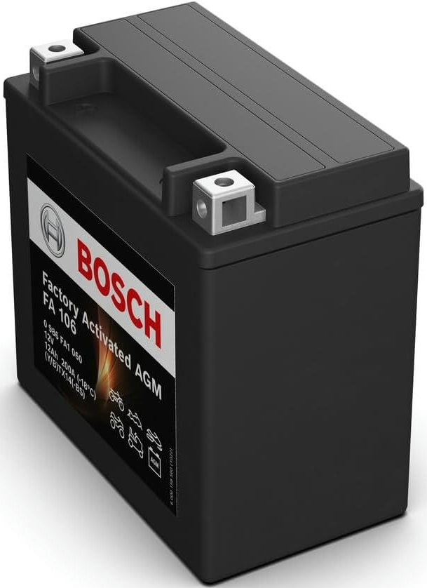 Аккумулятор AGM Bosch 12Ah-12v (FA106), L, EN200 (0986FA1060) (52371436684) фото 2