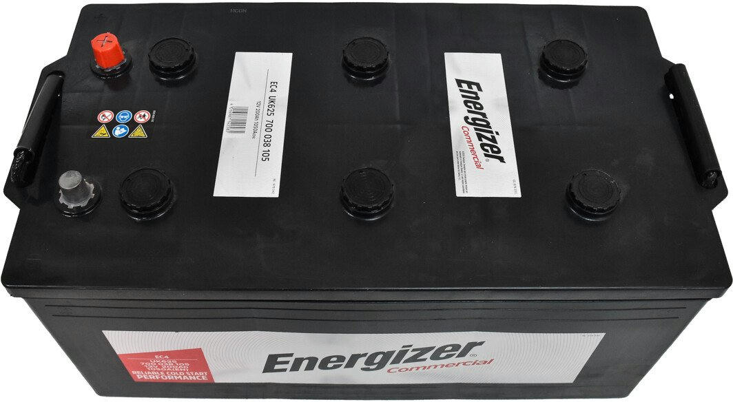 Акумулятор автомобільний Energizer Commercial 200Ah-12v, R, EN1050 (700038105) (5237784144)фото2
