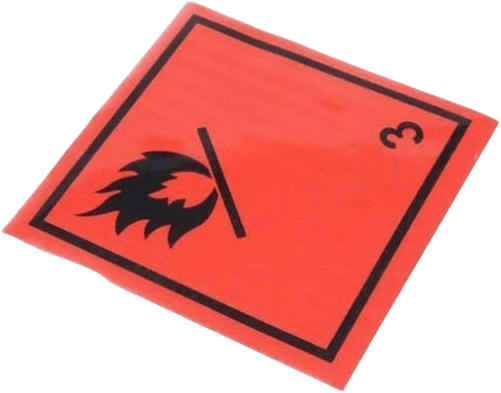 Наклейка Tempest небезпечний вантаж (3-клас легкозаймисті рідини) (TP 87.56.99) (44691216647)фото