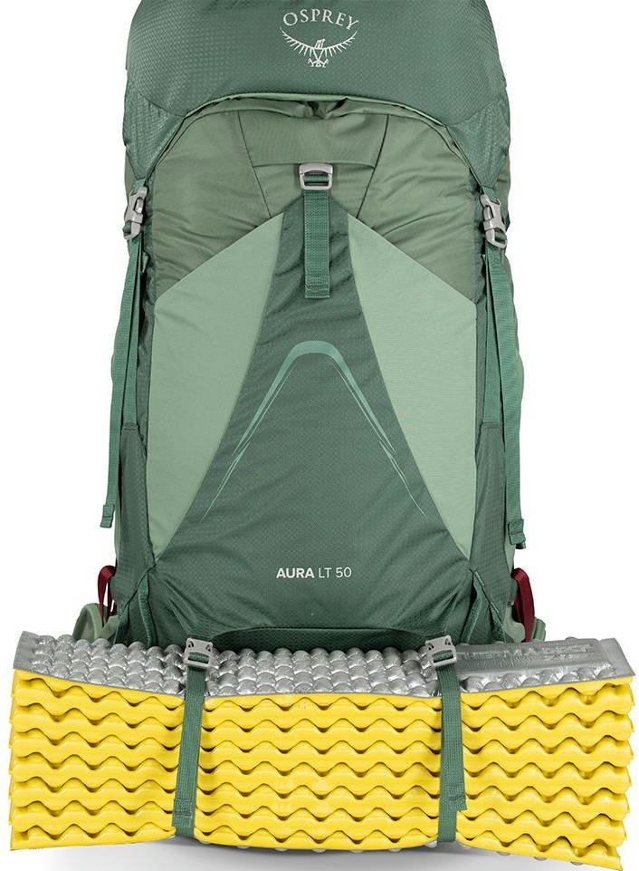 Рюкзак Osprey Aura AG LT 50 косерет/darjeeling spring green WXS/S зеленый фото 