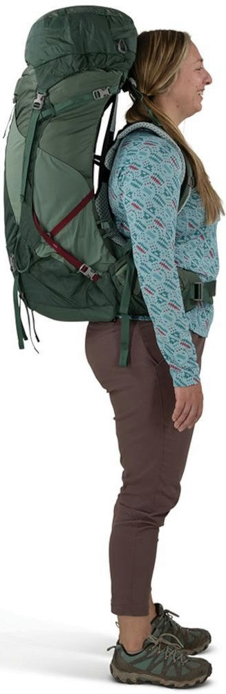 Рюкзак Osprey Aura AG LT 50 косерет/darjeeling spring green WXS/S зеленый фото 
