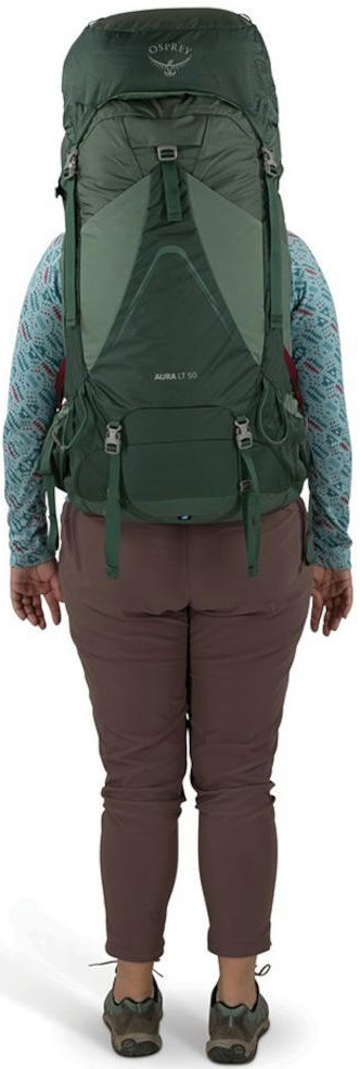 Рюкзак Osprey Aura AG LT 50 косерет/darjeeling spring green WXS/S зеленый фото 