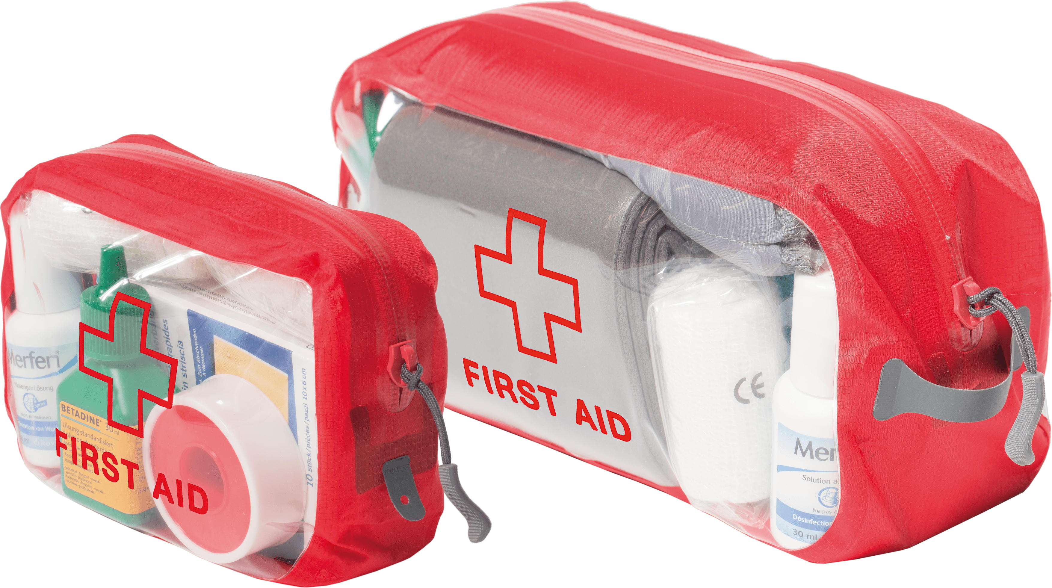 Органайзер Exped Clear Cube First Aid S red S красный фото 2