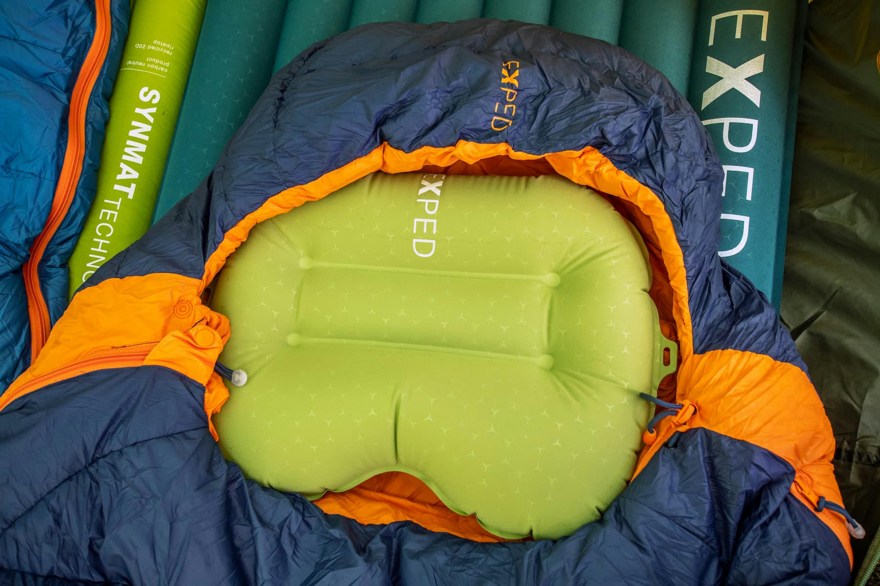 Подушка Exped Ultra Pillow L-Lichen – салатовий.фото9