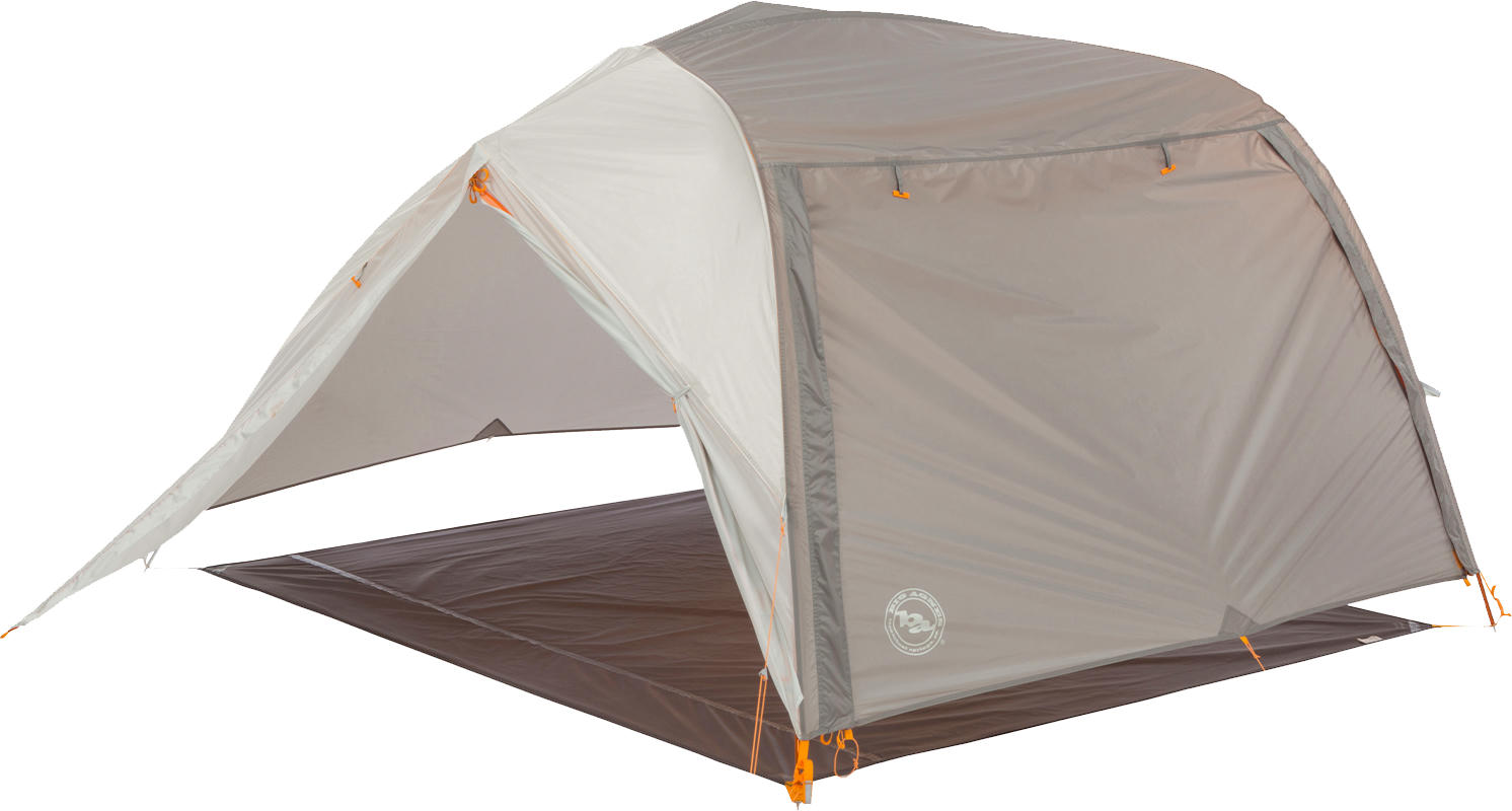 Палатка Big Agnes Salt Creek SL2 gray/light gray/orange фото 7