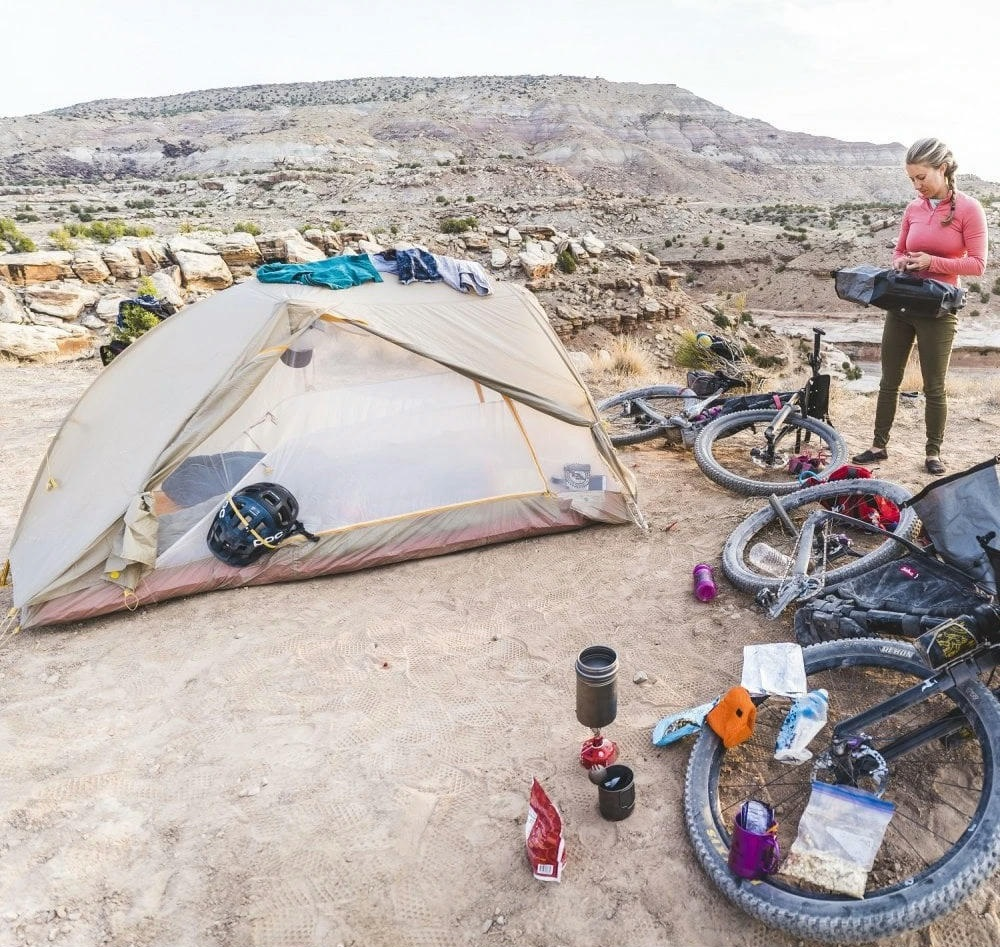 Намет Big Agnes Tiger Wall UL2 Bikepack greige/grayфото8