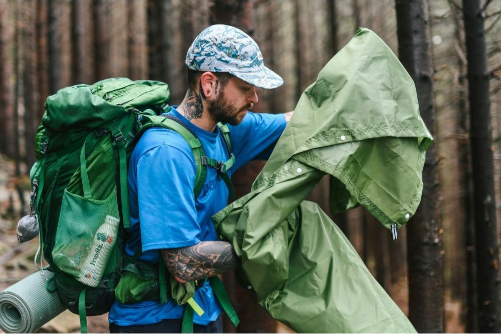 Тент-пончо Turbat Molfar green зеленый фото 4