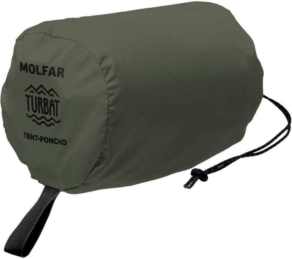 Тент-пончо Turbat Molfar Dusty Olive dusty olive S/M оливковое фото 4