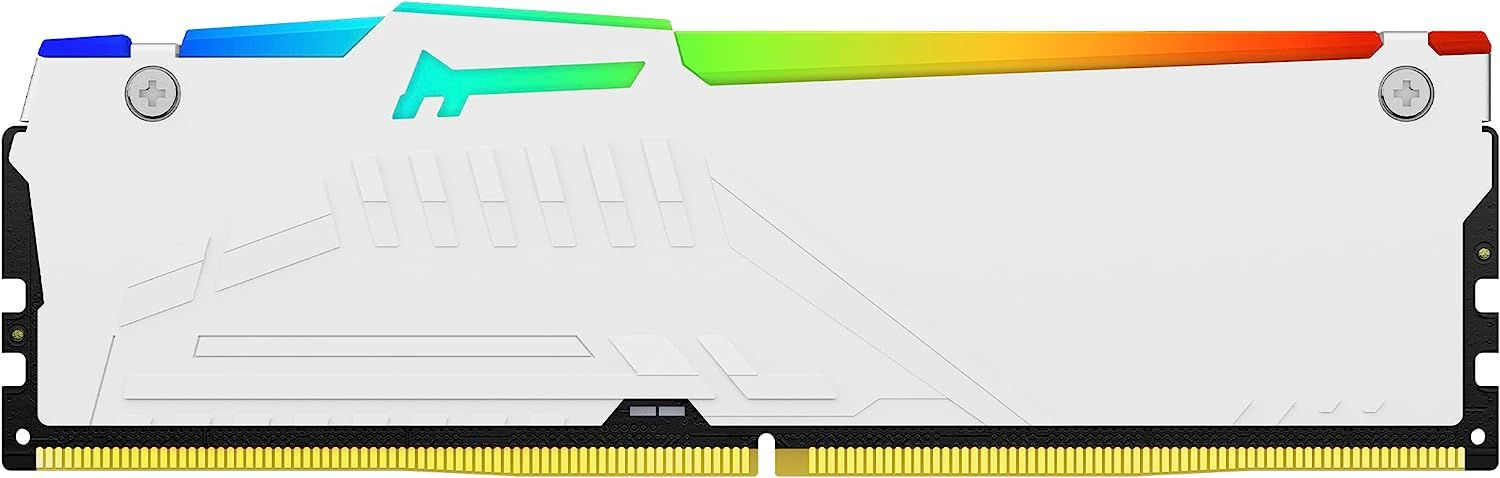 Память ПК Kingston DDR5 32GB 6000 FURY Beast White XMP (KF560C30BWA-32) фото 3