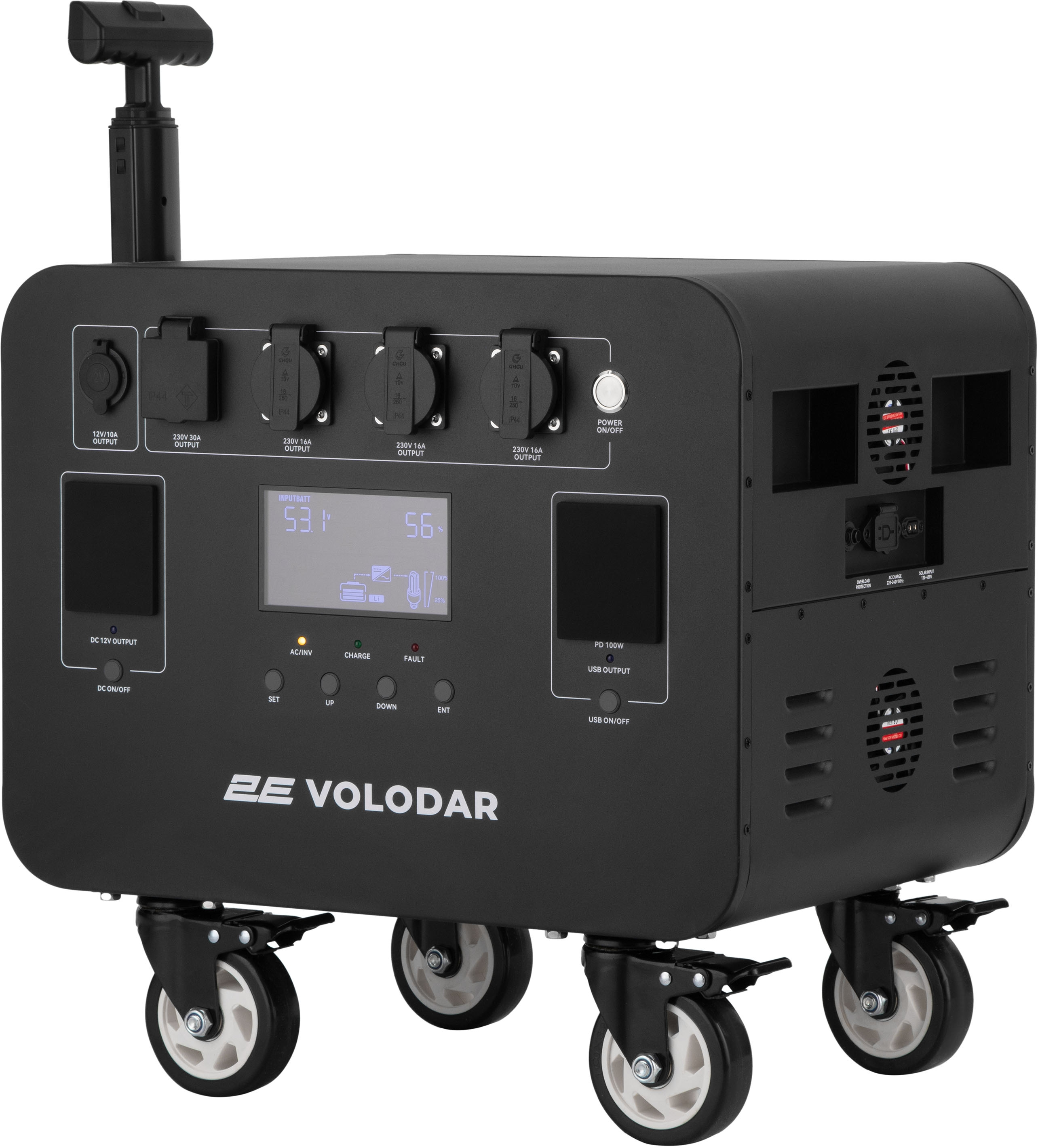 Комплект портативна станція 2Е Volodar 5000W, 5120Wh, WiFi/BT+Батарея розширення ємності 5120Wh (2E-PPS5051_2E-PPSEB51)фото7