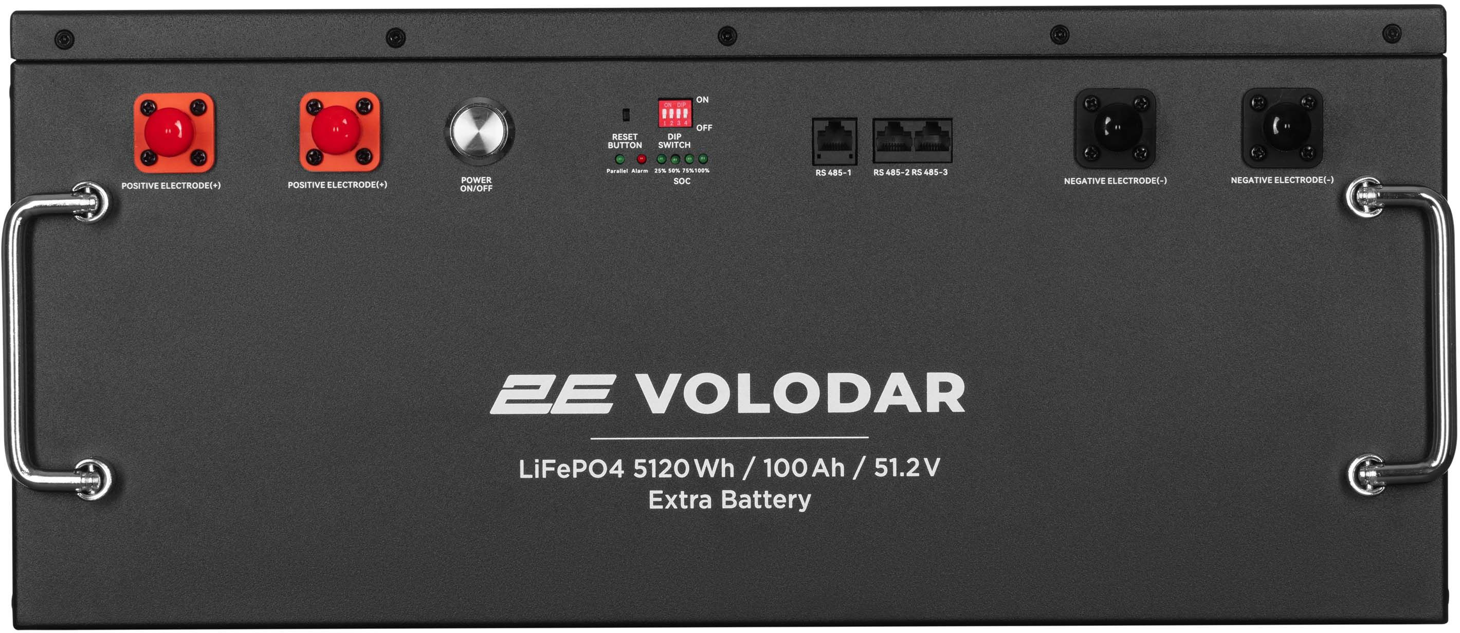Комплект портативна станція 2Е Volodar 5000W, 5120Wh, WiFi/BT+Батарея розширення ємності 5120Wh (2E-PPS5051_2E-PPSEB51)фото3