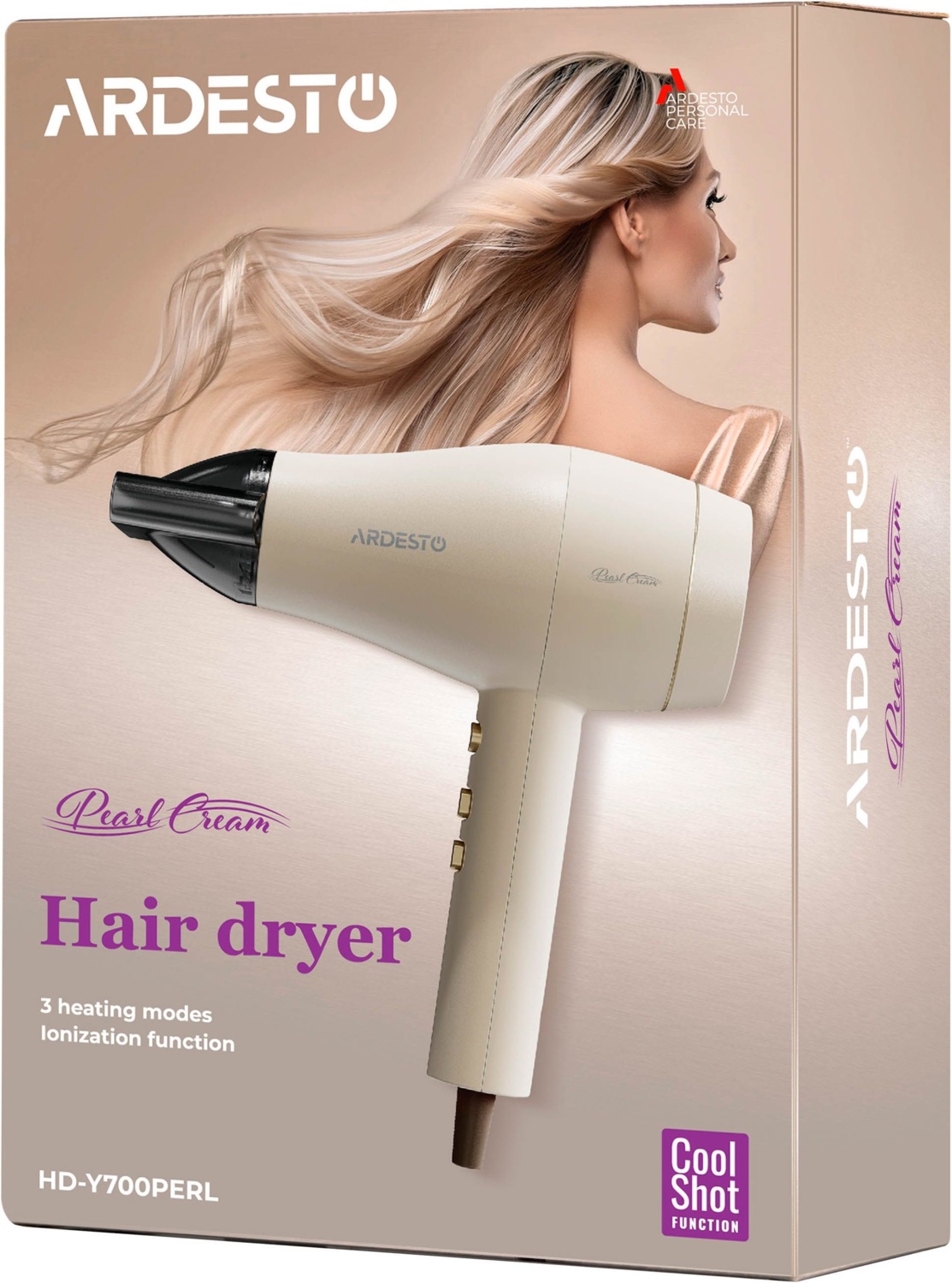 Фен ARDESTO Pearl Cream HD-Y700PERLфото