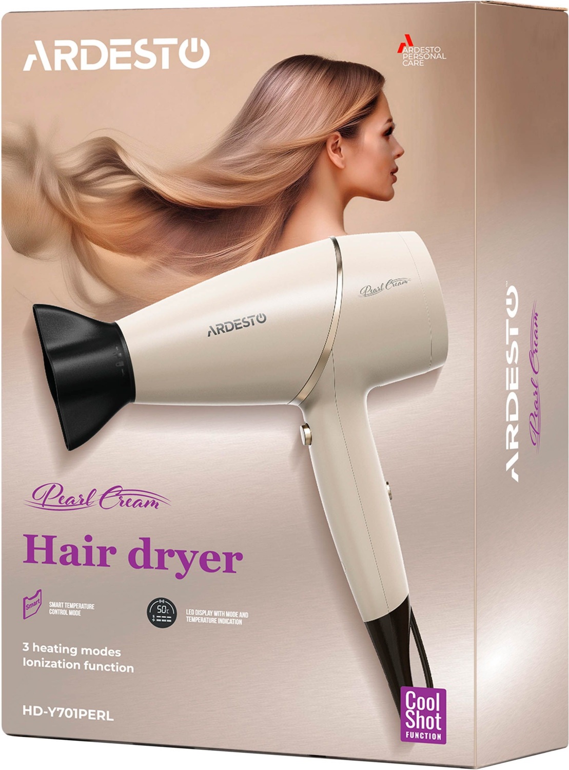 Фен ARDESTO Pearl Cream HD-Y701PERLфото