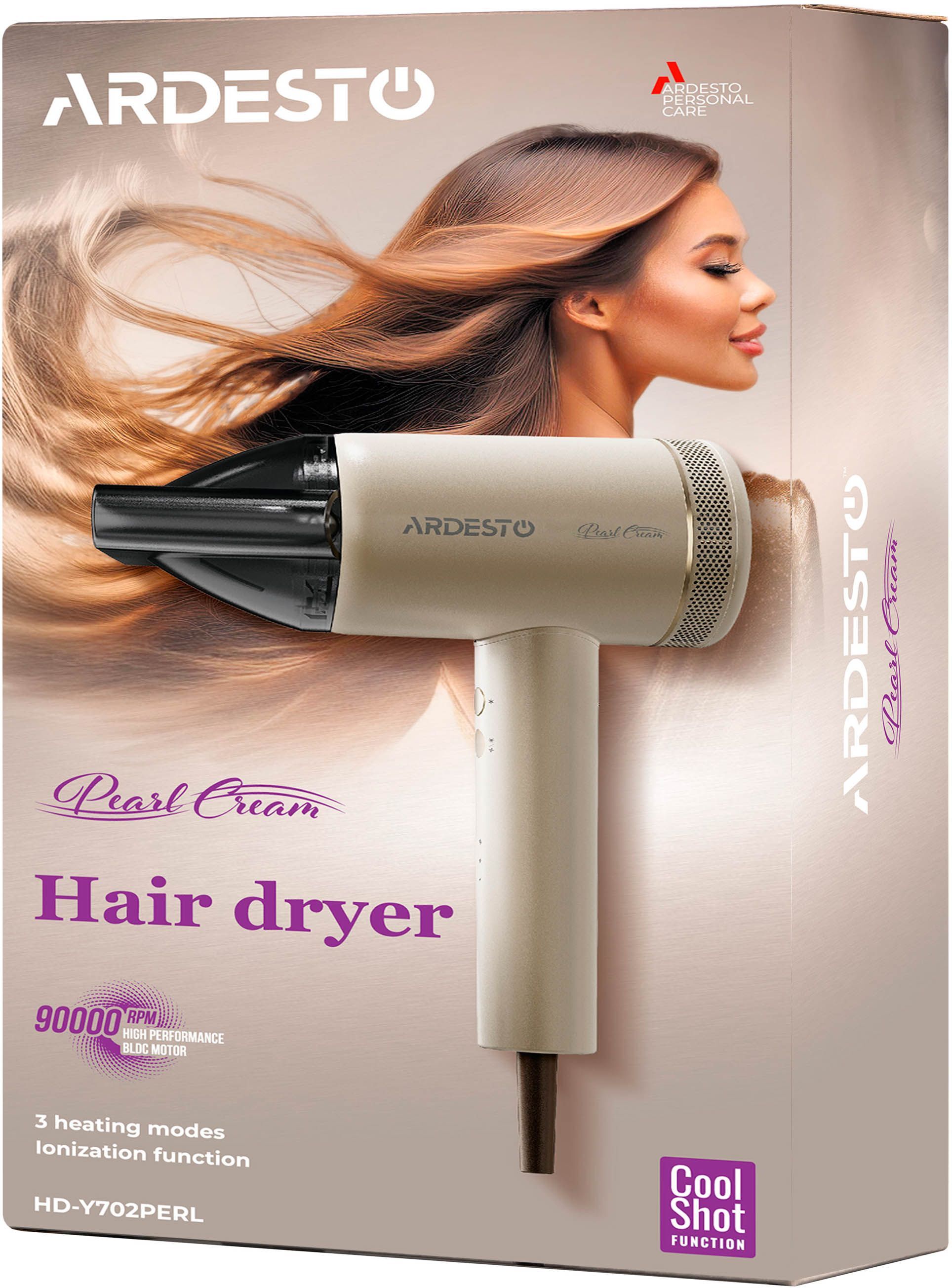 Фен ARDESTO Pearl Cream HD-Y702PERLфото15