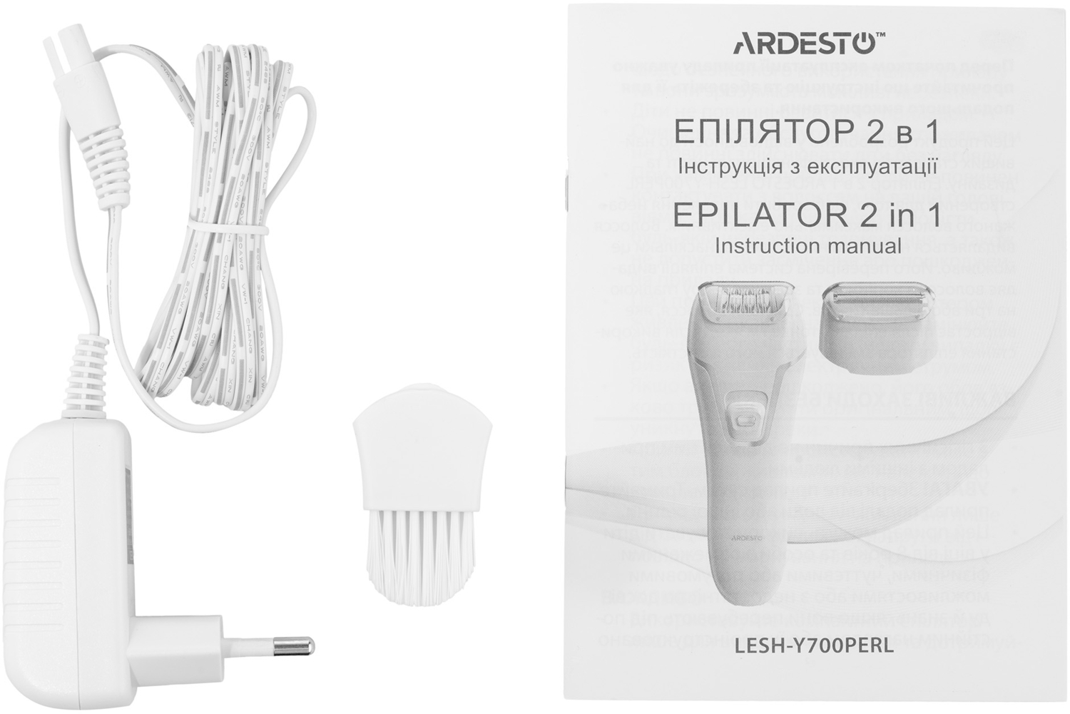 Епілятор ARDESTO 2в1 Pearl Cream LESH-Y700PERLфото