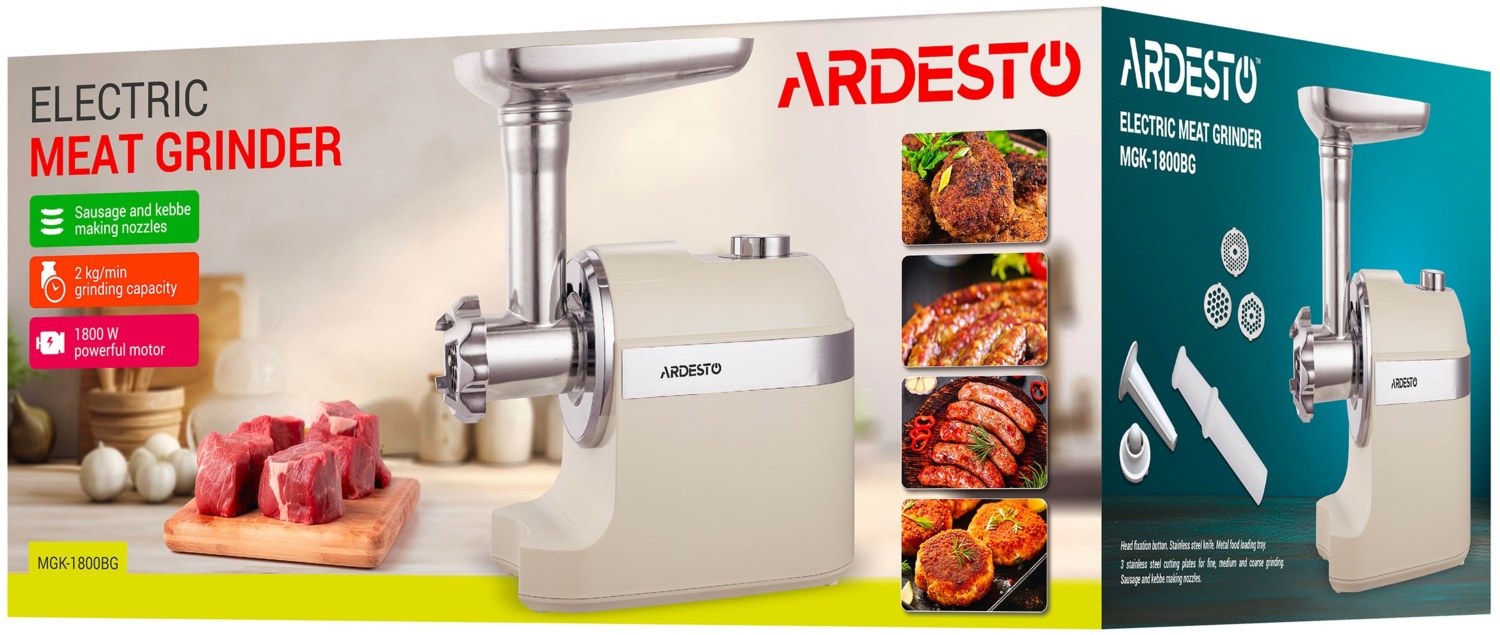 М'ясорубка ARDESTO MGK-1800BGфото