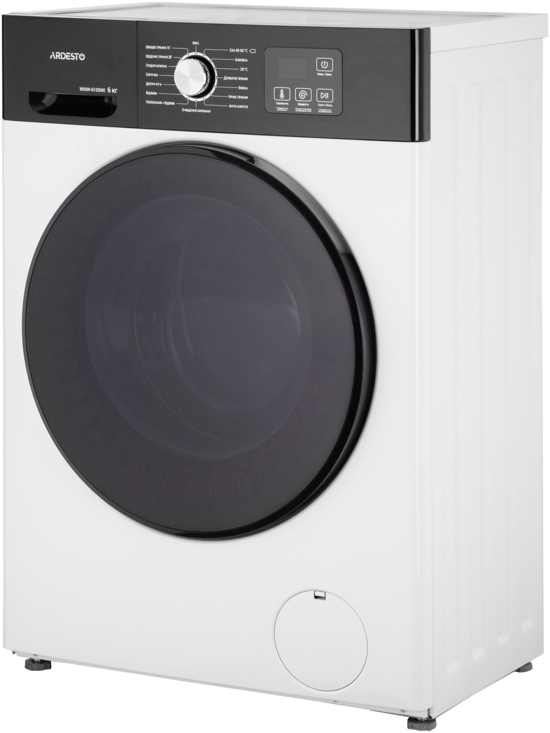 Пральна машина Ardesto Black Mars WMW-6105WIфото