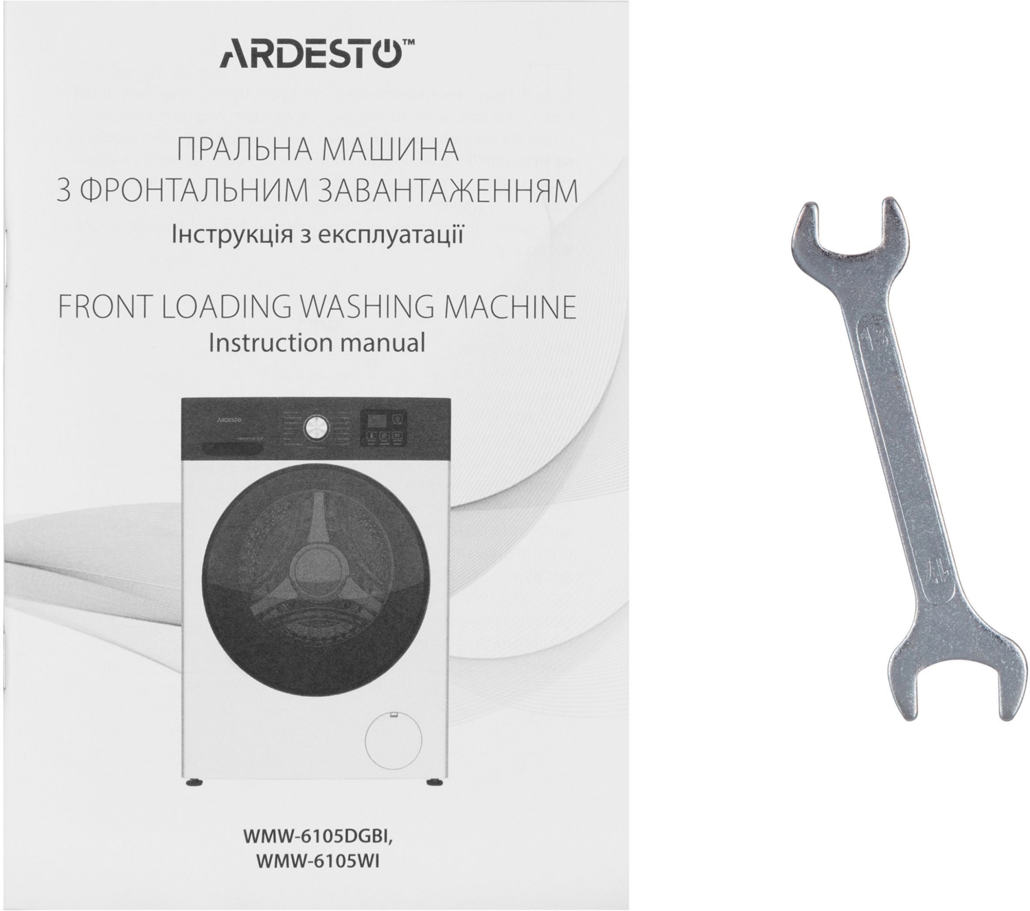Пральна машина Ardesto Black Mars WMW-6105WIфото