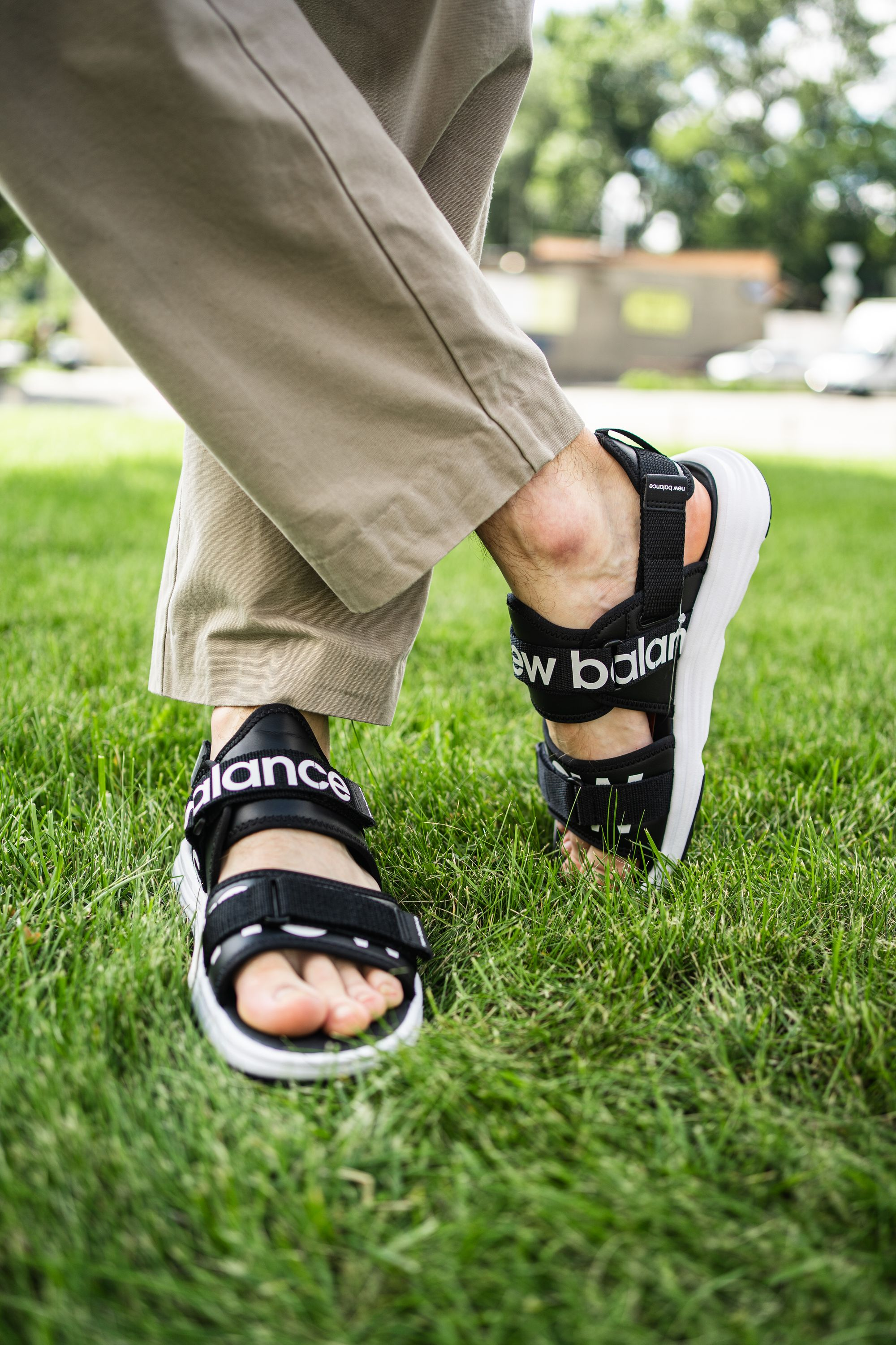 Сандали New Balance 750 SUA750A3 37,5 (5 US) черные фото 