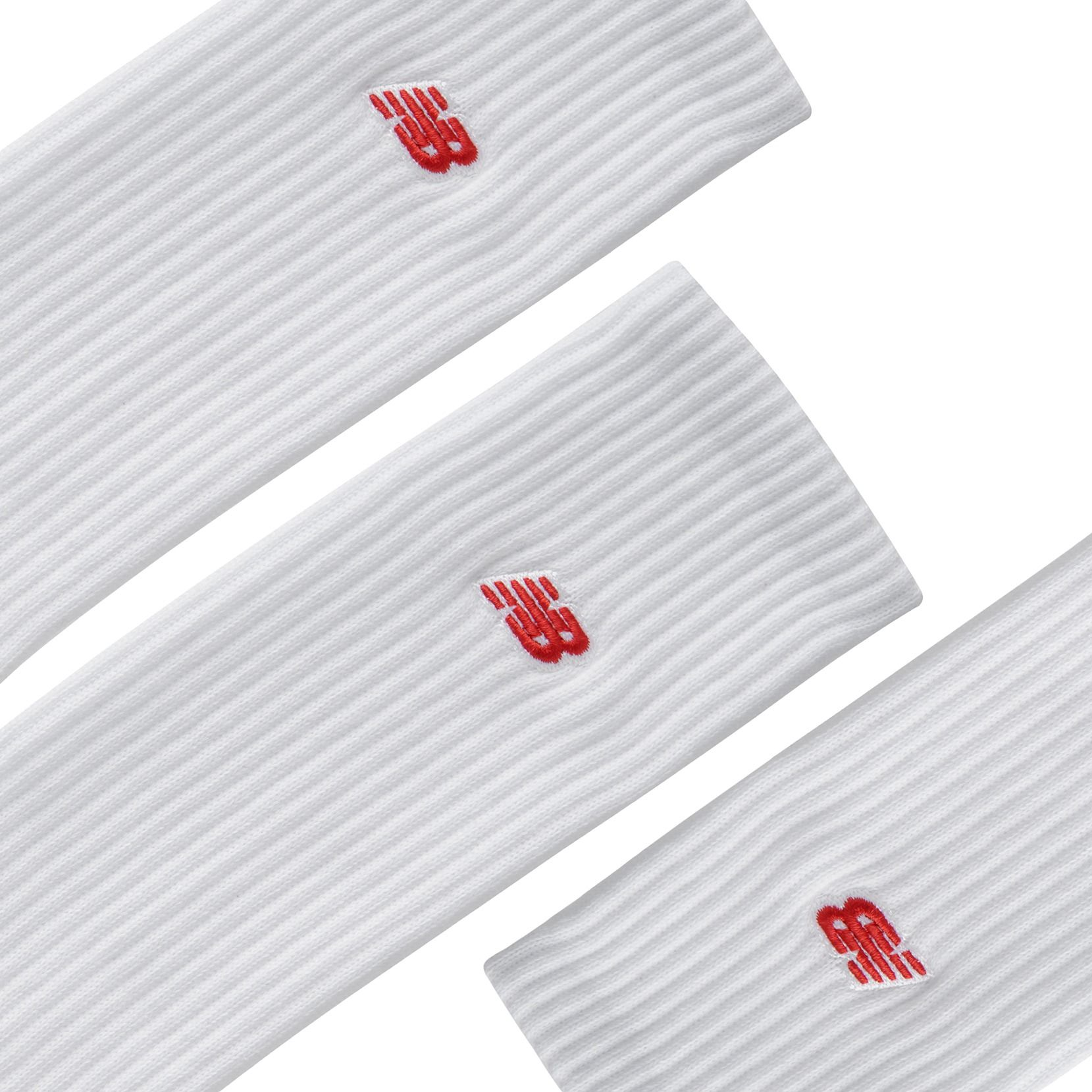 Носки New Balance Носки Patch Logo S, 3 пары белые фото 2