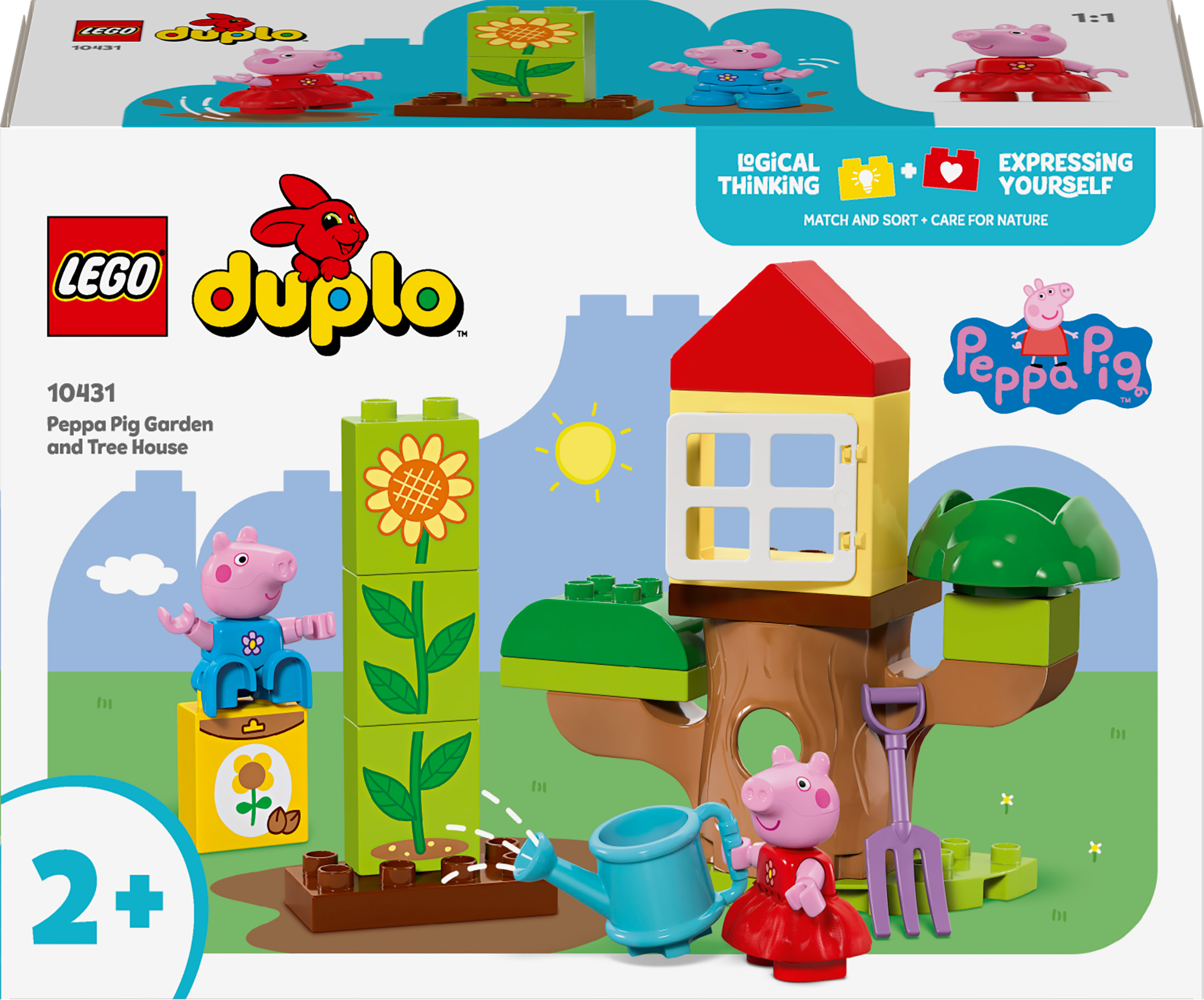 10431 Lego Duplo Peppa Pig Сад и домик на дереве Пеппы фото 2