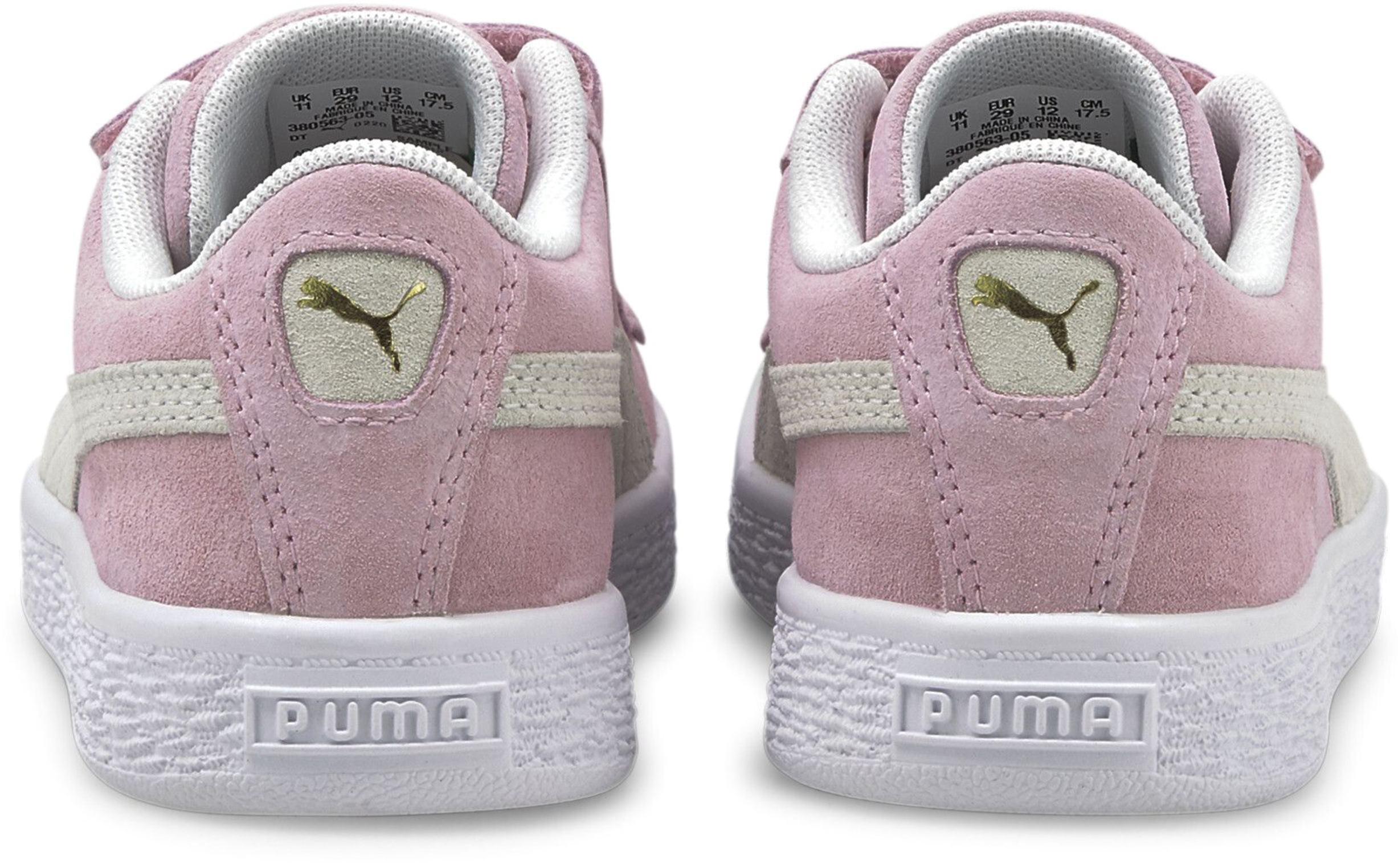 Кеды детские Puma Suede Classic XXI V PS 33 (1 UK) розовые фото 5
