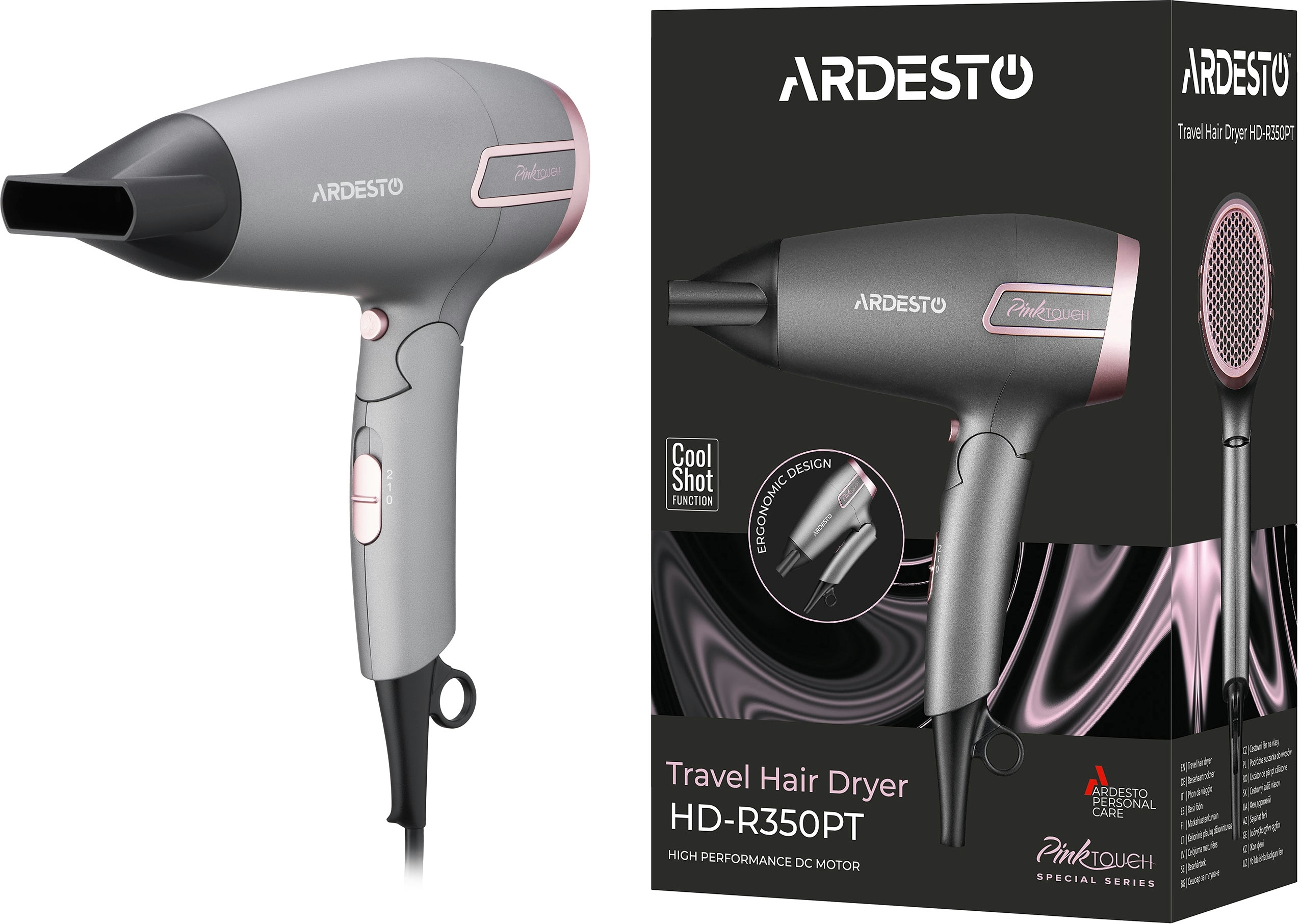 Фен Ardesto Pink Touch HD-R350PT фото 8