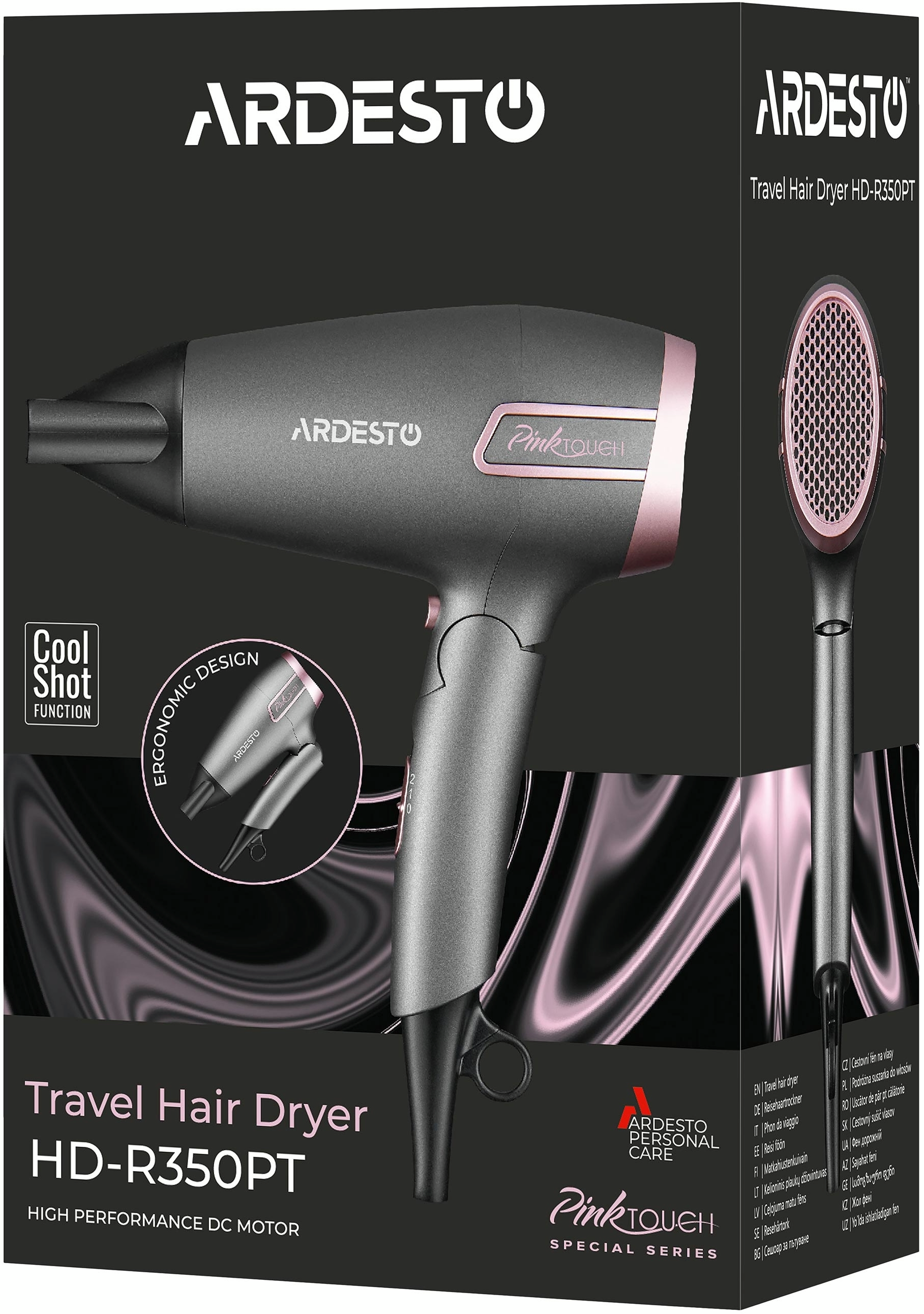 Фен Ardesto Pink Touch HD-R350PT фото 9