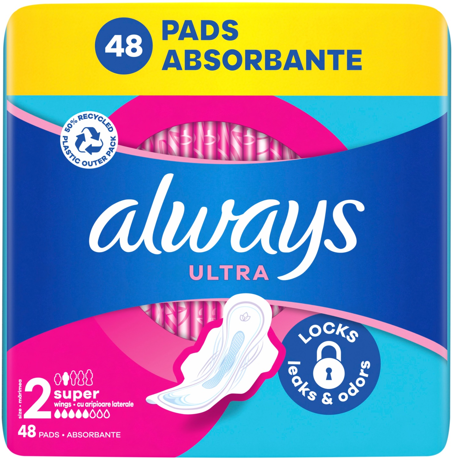 Гігієнічні прокладки Always Ultra Day Super (Розмір 2) 48 штфото