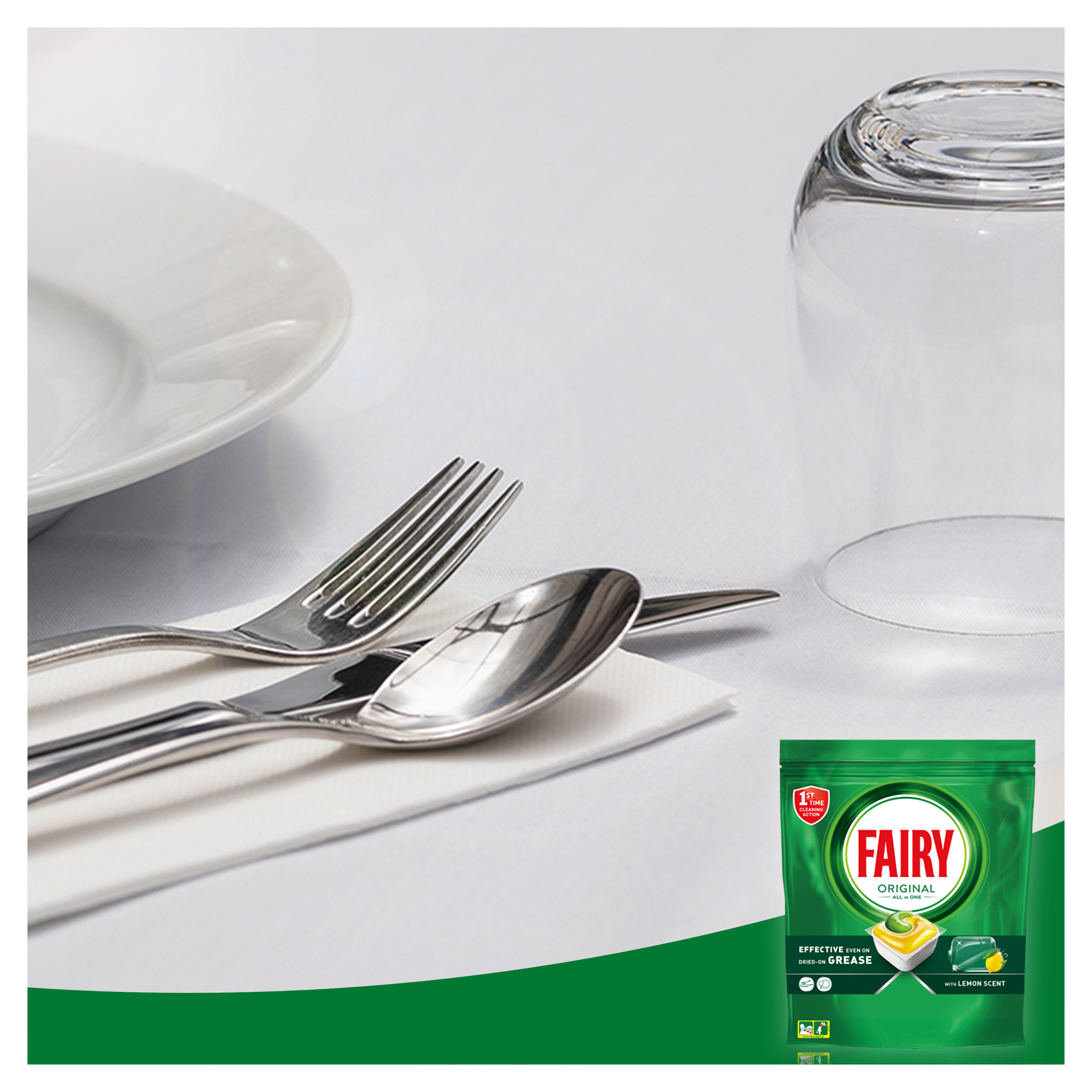 Капсулы для посудомоечных машин Fairy Original All in One Лимон 100шт фото 3