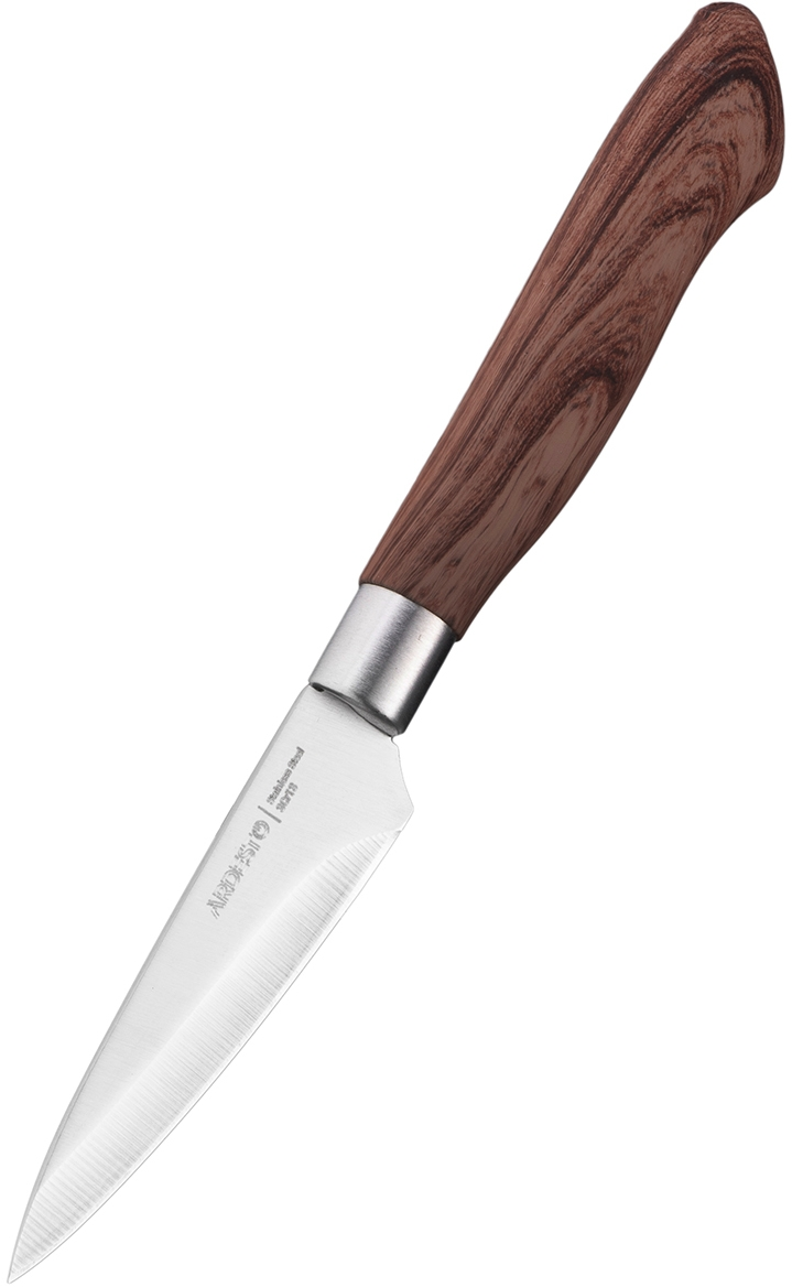 Набір ножів із блоком Ardesto Midori, 6 предметів, нержавіюча сталь, пластик, бамбук, коричневийфото9
