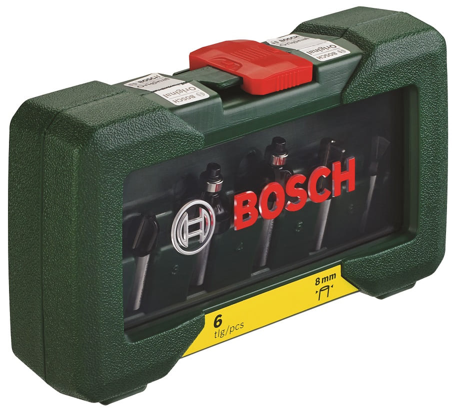 Набір фрез для дерева Bosch Expert for Wood 8мм, 6шт (2.607.019.463)фото2
